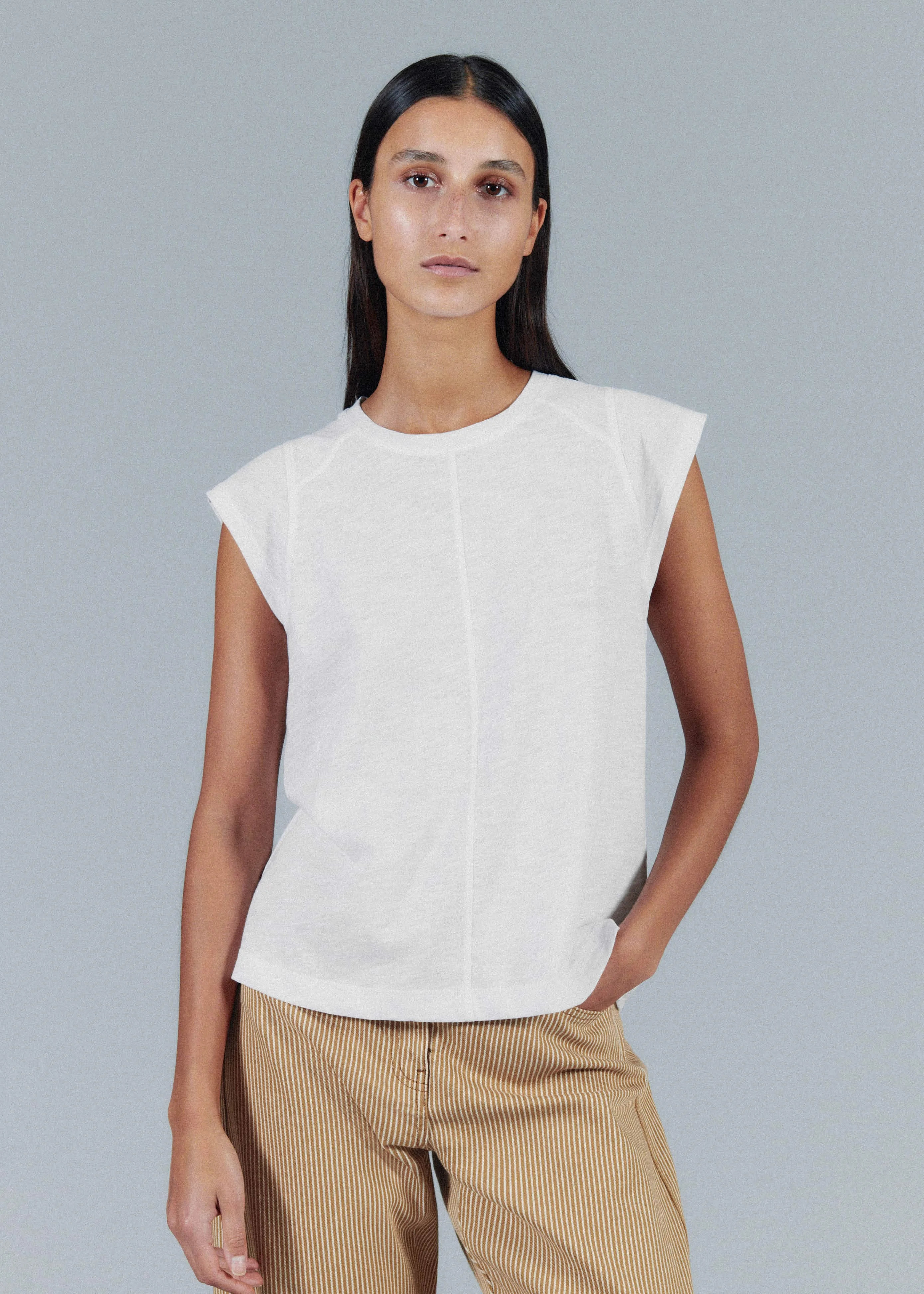 Cap Sleeve Swing Tee - 1