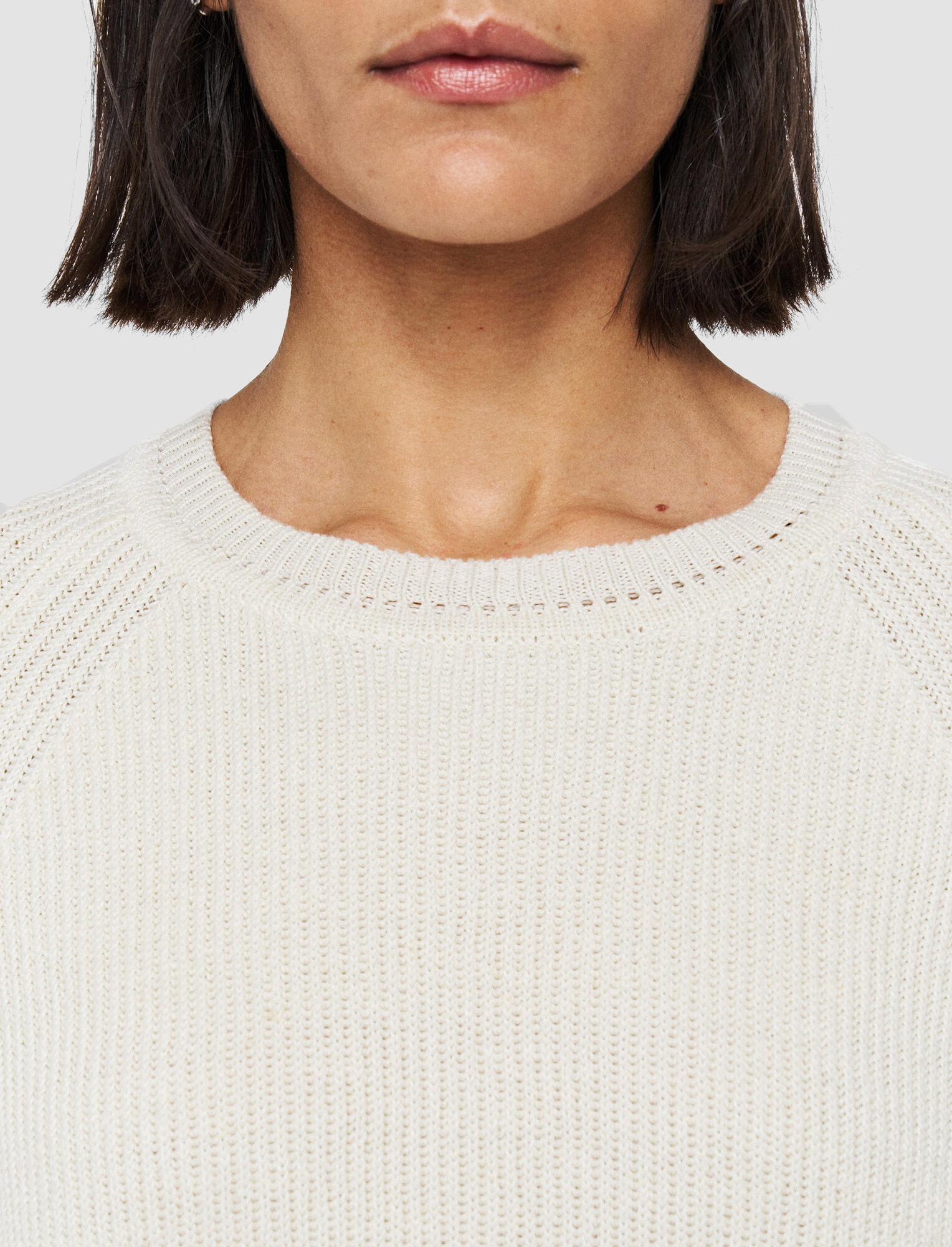 Linen Cotton Knitted Round Neck Jumper - 7