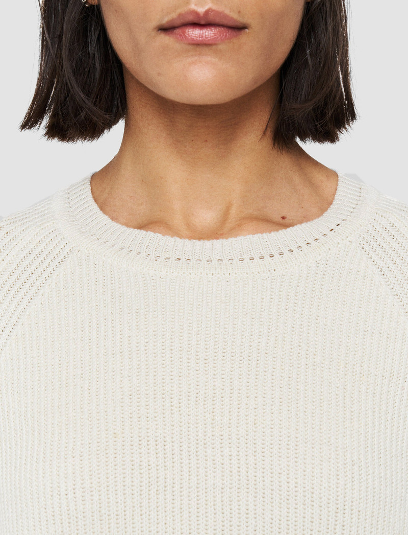Linen Cotton Knitted Round Neck Jumper 7