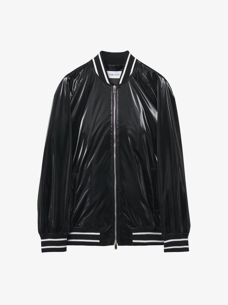 Oversized Bomber Jacket - 1