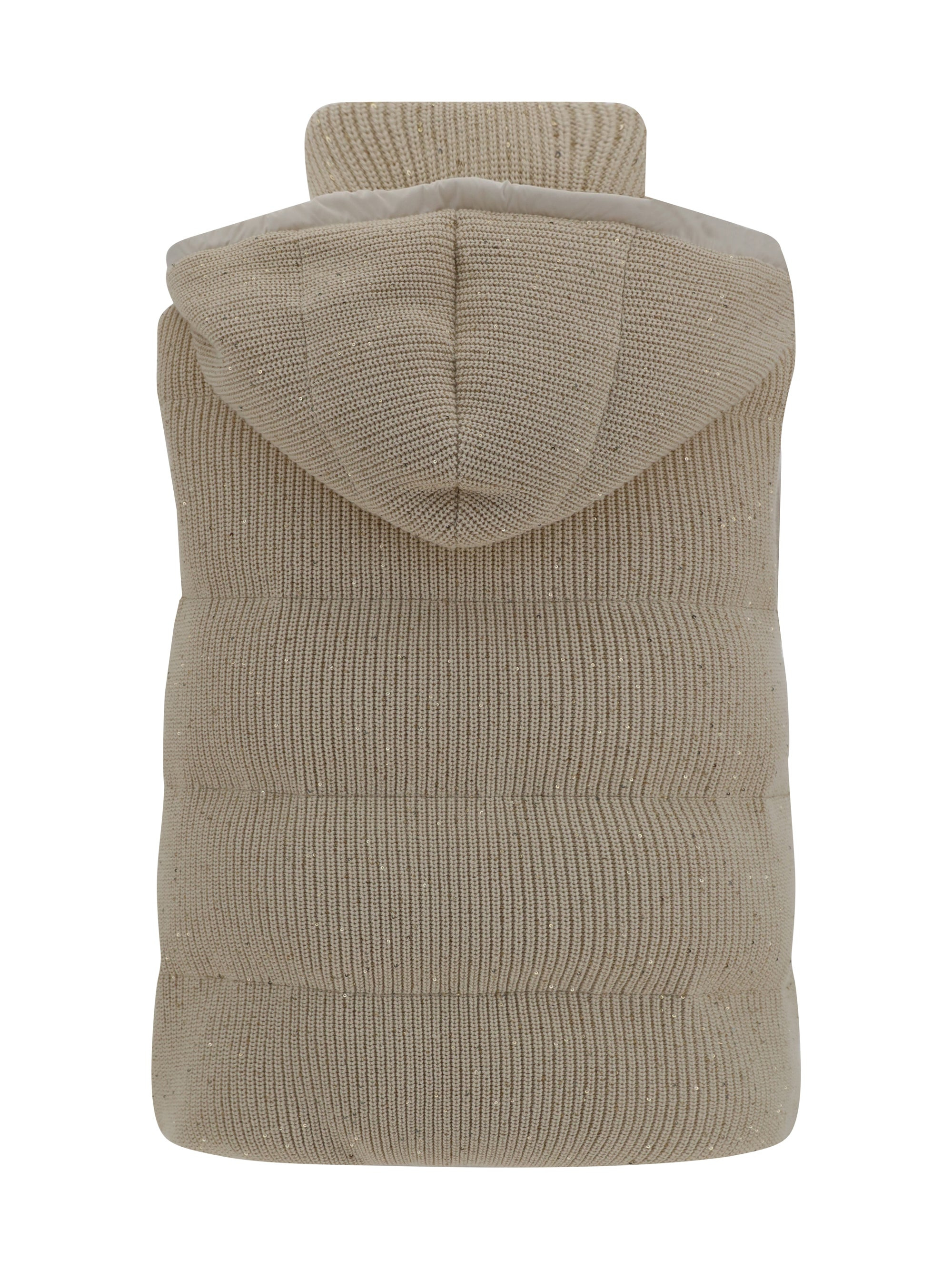 Brunello Cucinelli Women Hooded Down Vest - 2