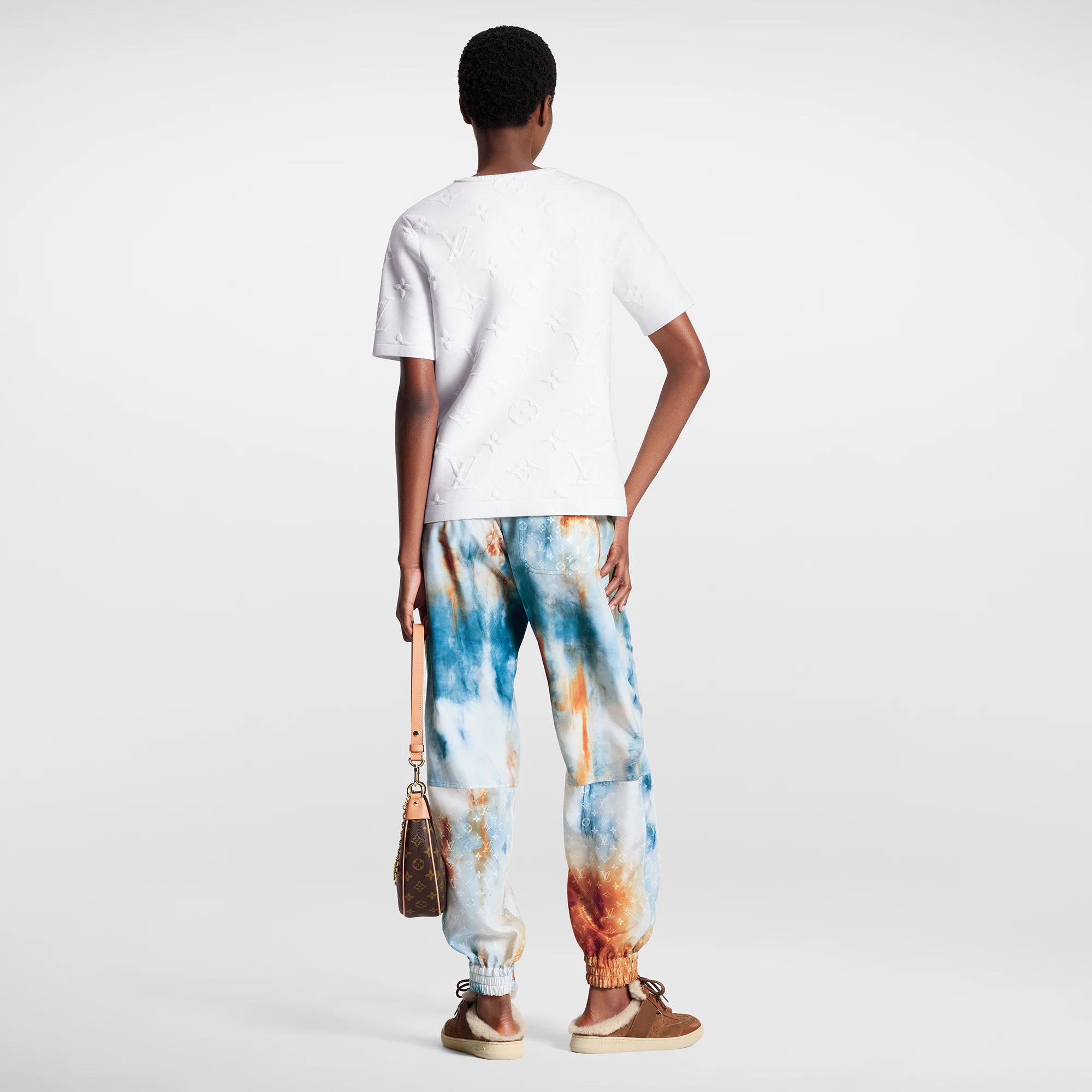 Tie Dye Monogram Jogging Pants - 3