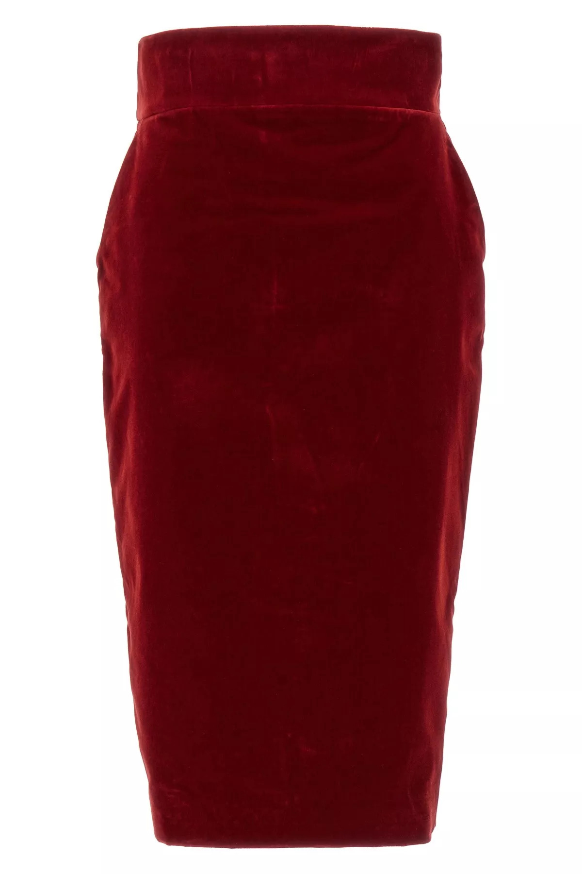 Velvet midi skirt - 1