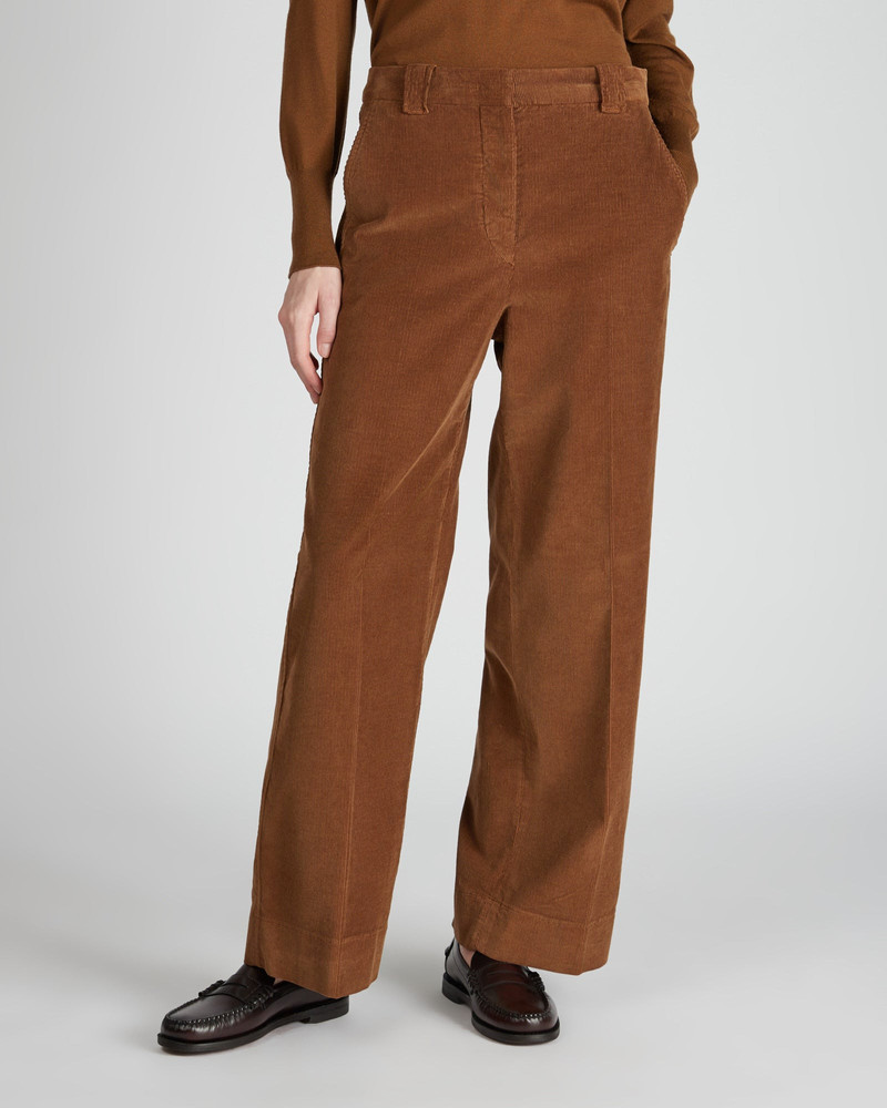 SLOWEAR Wide fit corduroy trousers outlook