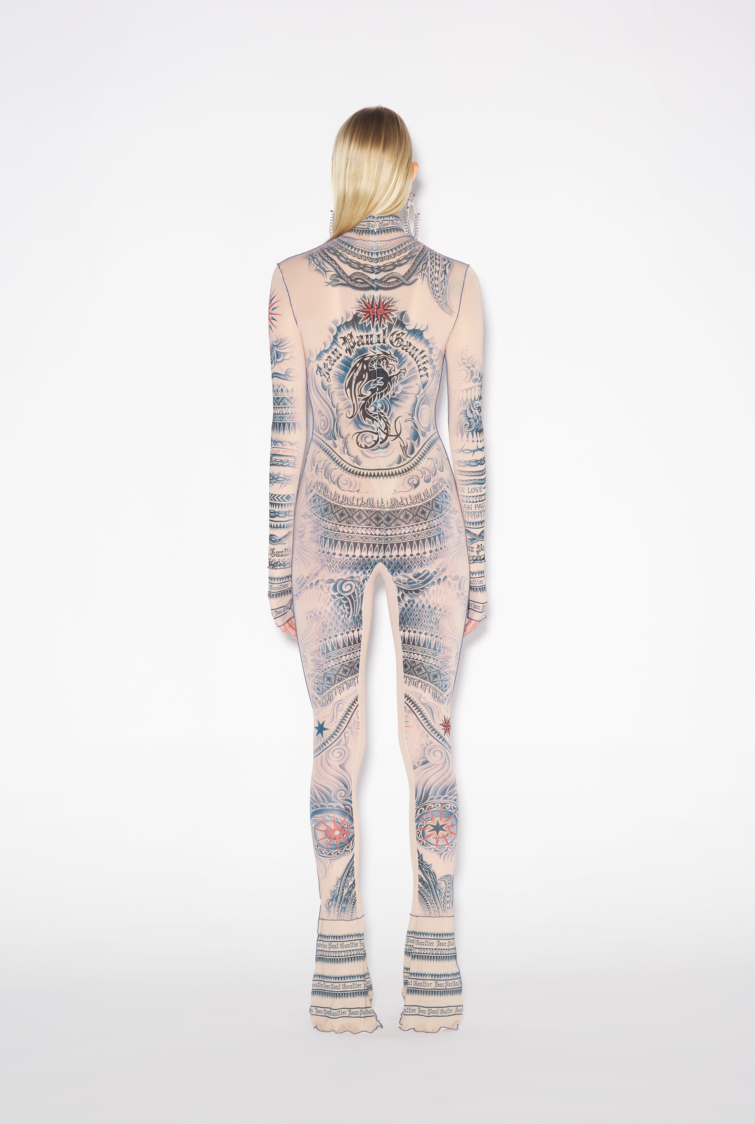 Jean Paul Gaultier THE SUN TATTOO JUMPSUIT | REVERSIBLE Jean Paul Gaultier THE SUN TATTOO JUMPSUIT | REVERSIBLE