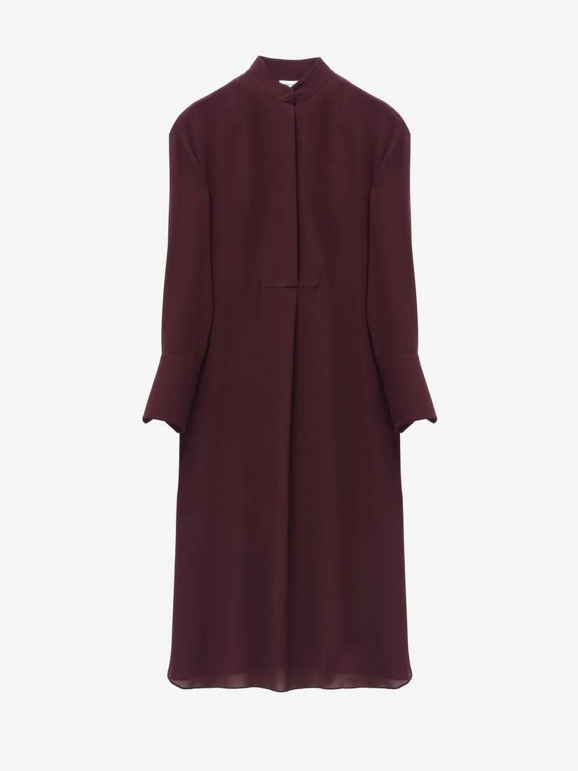 Georgette Shirt Dress - 1