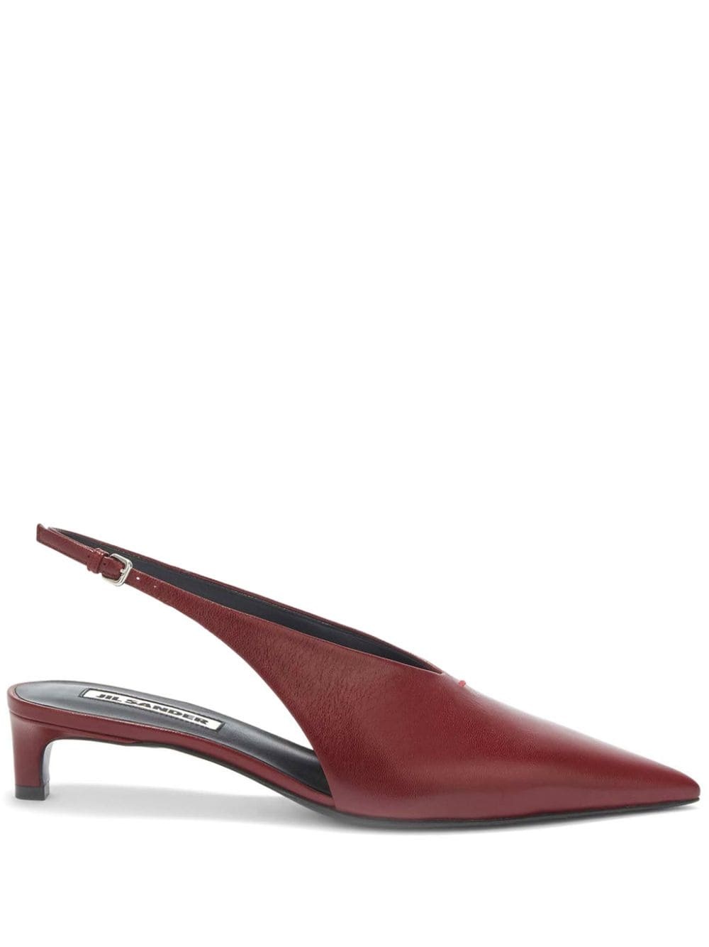 slingback leather pumps - 1