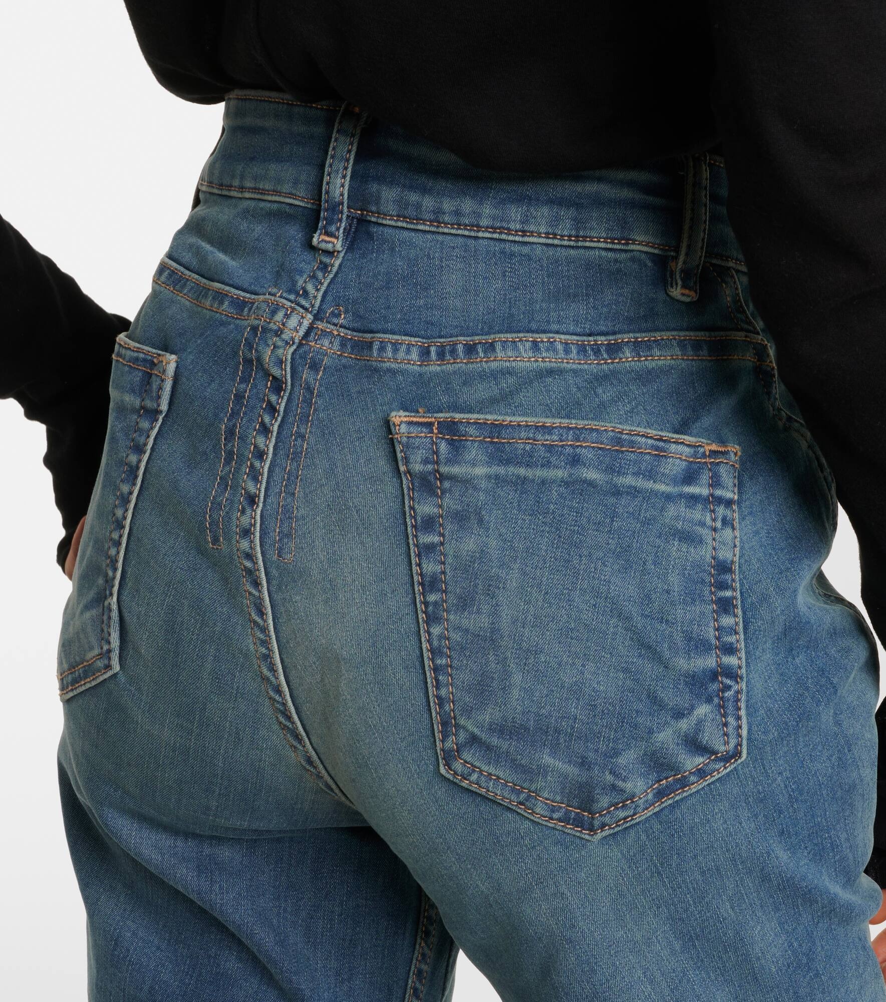High-rise wide-leg jeans - 5