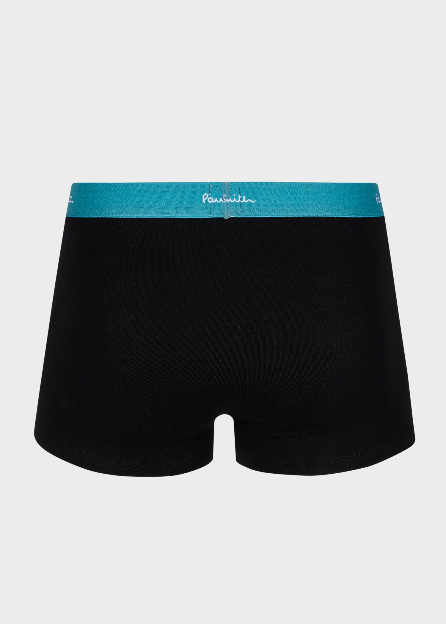 Black Mixed Bright Logo Waistband Boxer Briefs Three Pack - 3