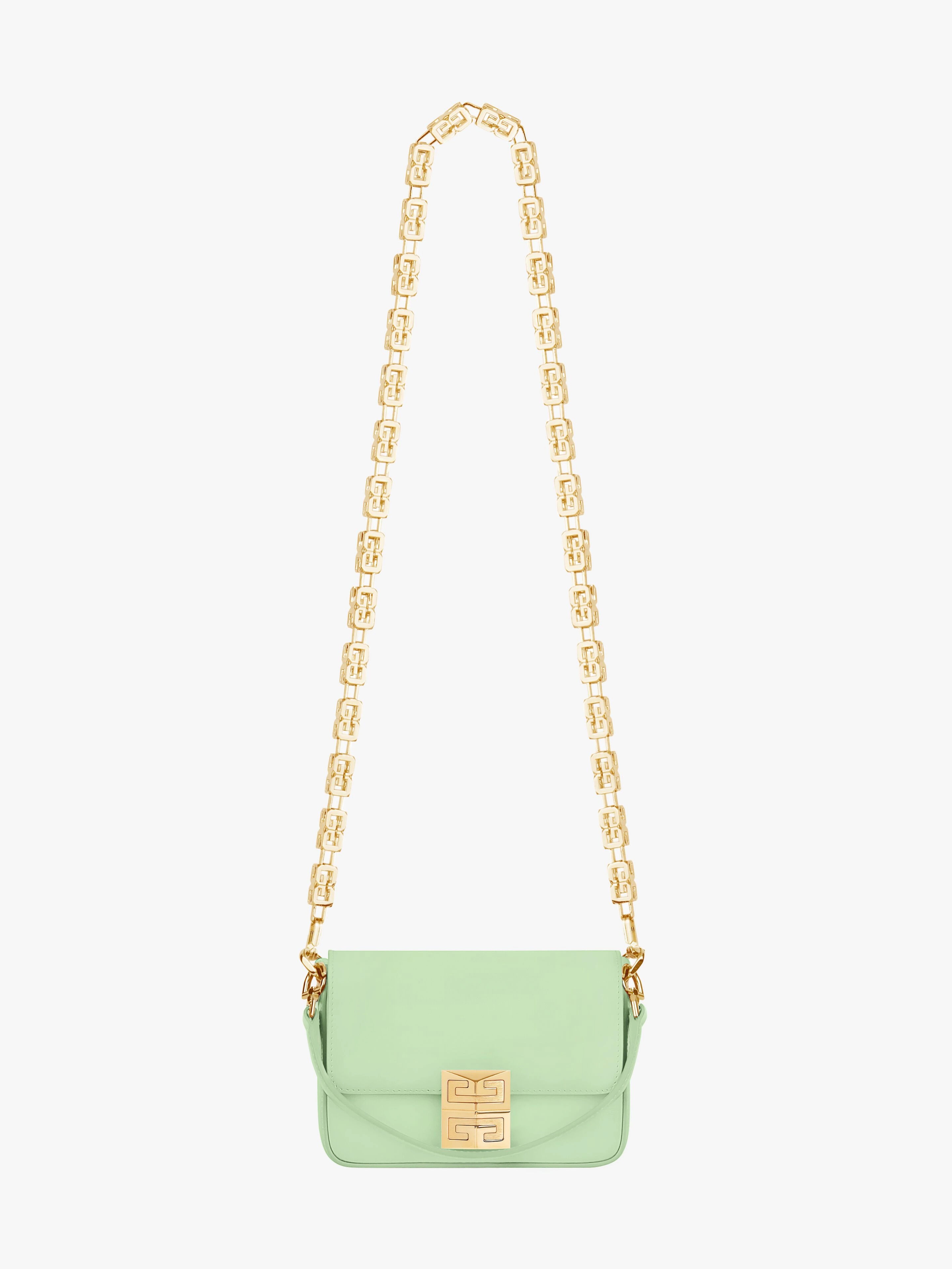 SMALL 4G BAG IN SHINY LEATHER WITH CHAIN - 3