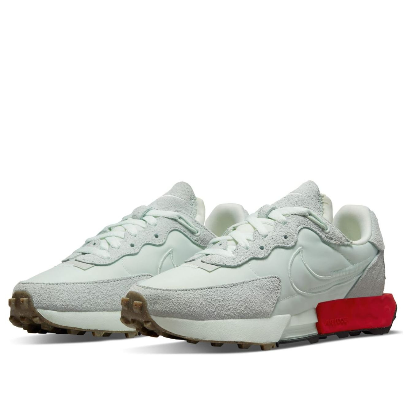 (WMNS) Nike Fontanka Waffle 'Barely Green University Red' DC3579-300 - 3