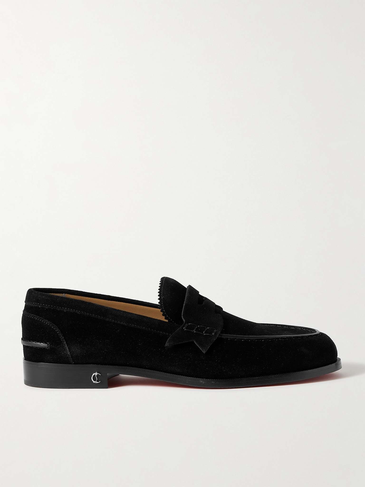 No Penny Suede Loafers - 1