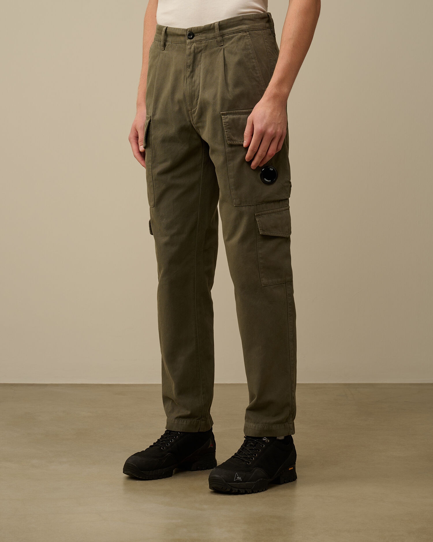 Vintage Army Structure Regular Cargo Pants - 2