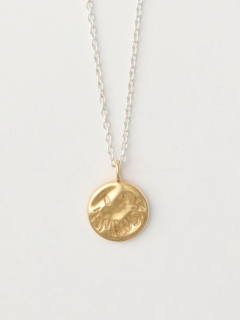 SMILEY CHARM NECKLACE - 1