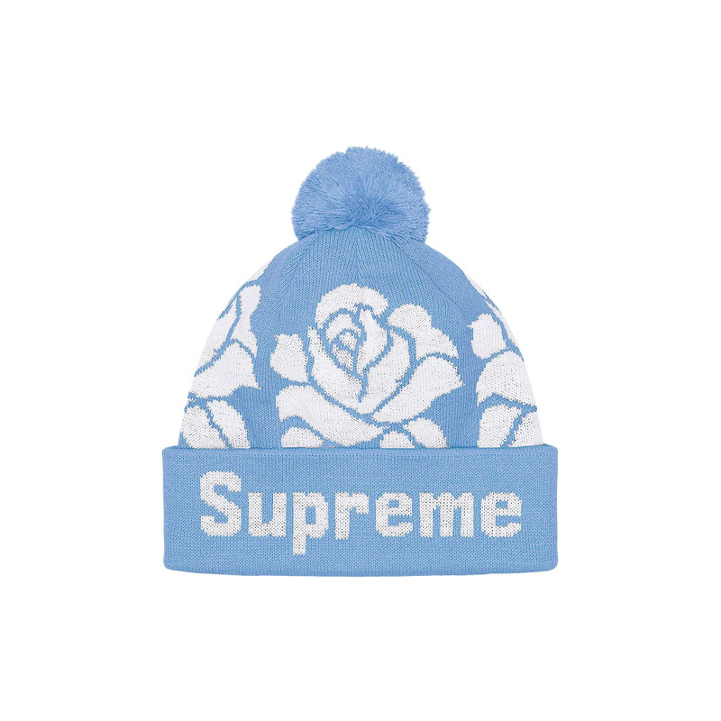 Supreme Rose Beanie 'Light Blue' - 1