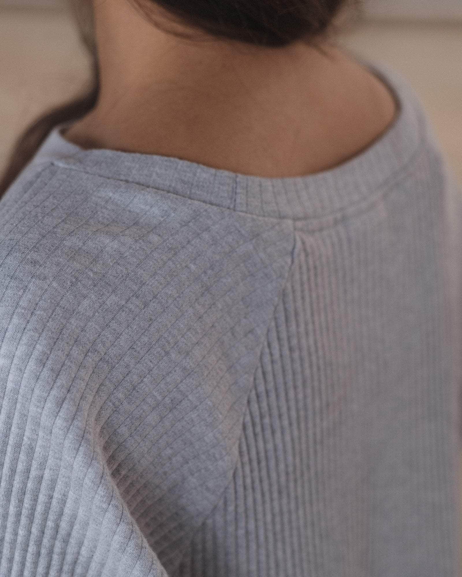 Basic Sweatshirt - Organic Cotton Rib Jersey - 6