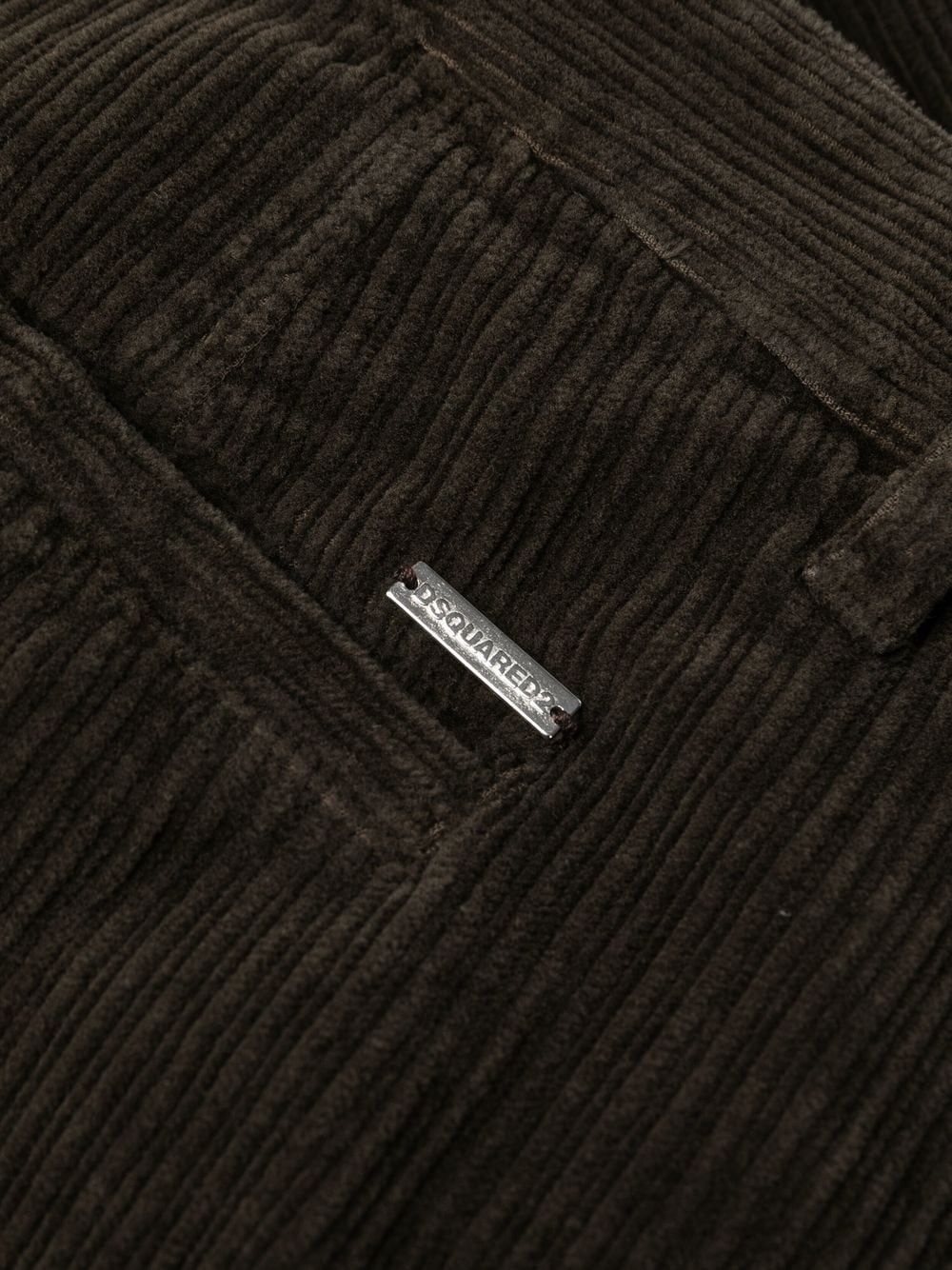 wide-leg corduroy trousers - 6