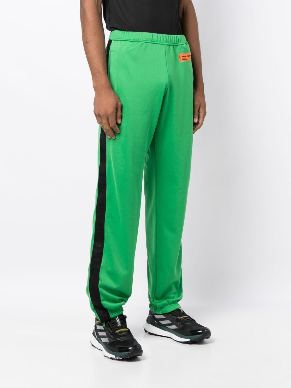 logo-patch track trousers - 3