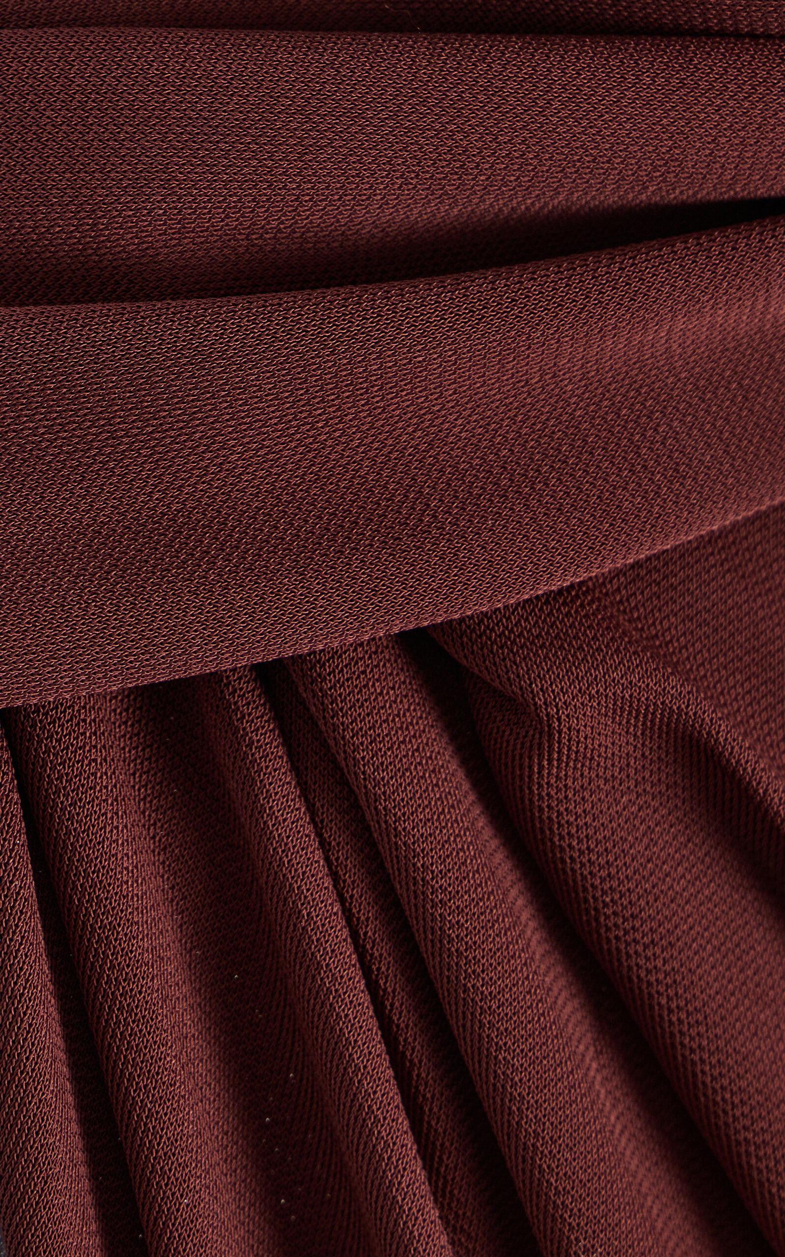 Wisp Draped Stretch-Jersey Maxi Dress burgundy - 5