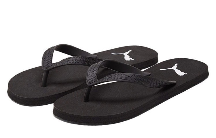 PUMA First Flip Sandals Slides Black 360252-05 - 3