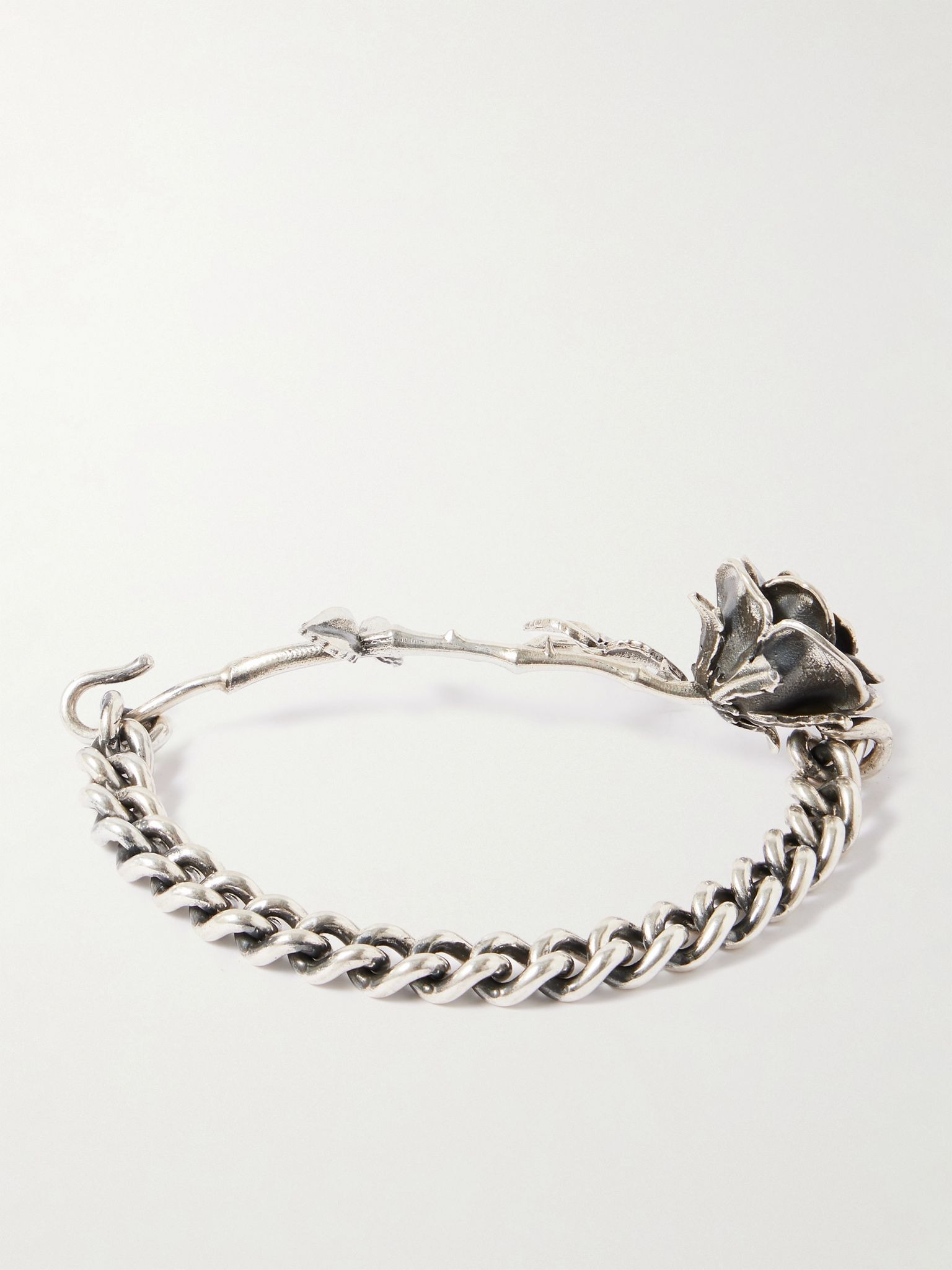 Sterling Silver Bracelet Silver - 3