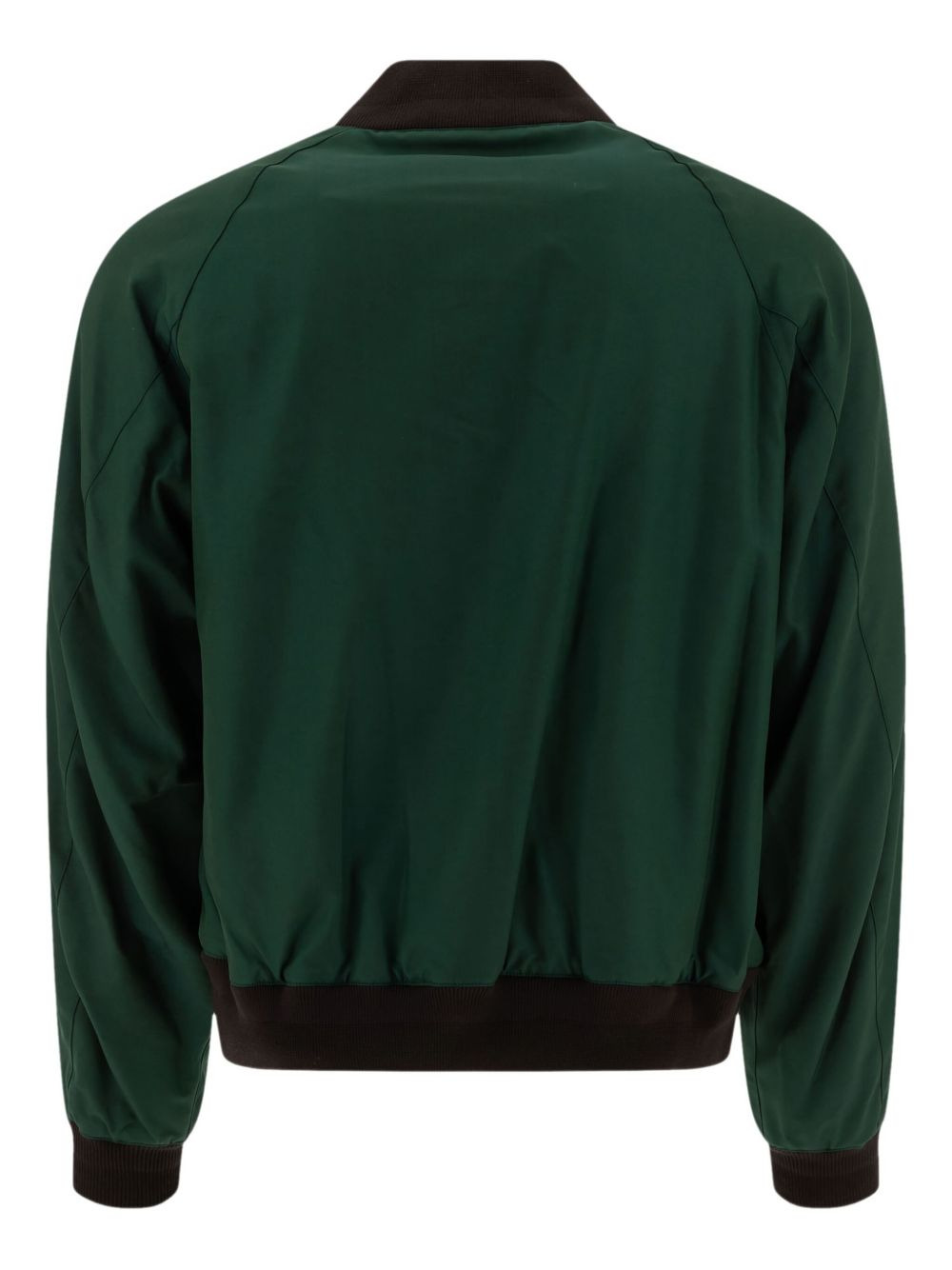 embroidered ribbed bomber jacket - 2