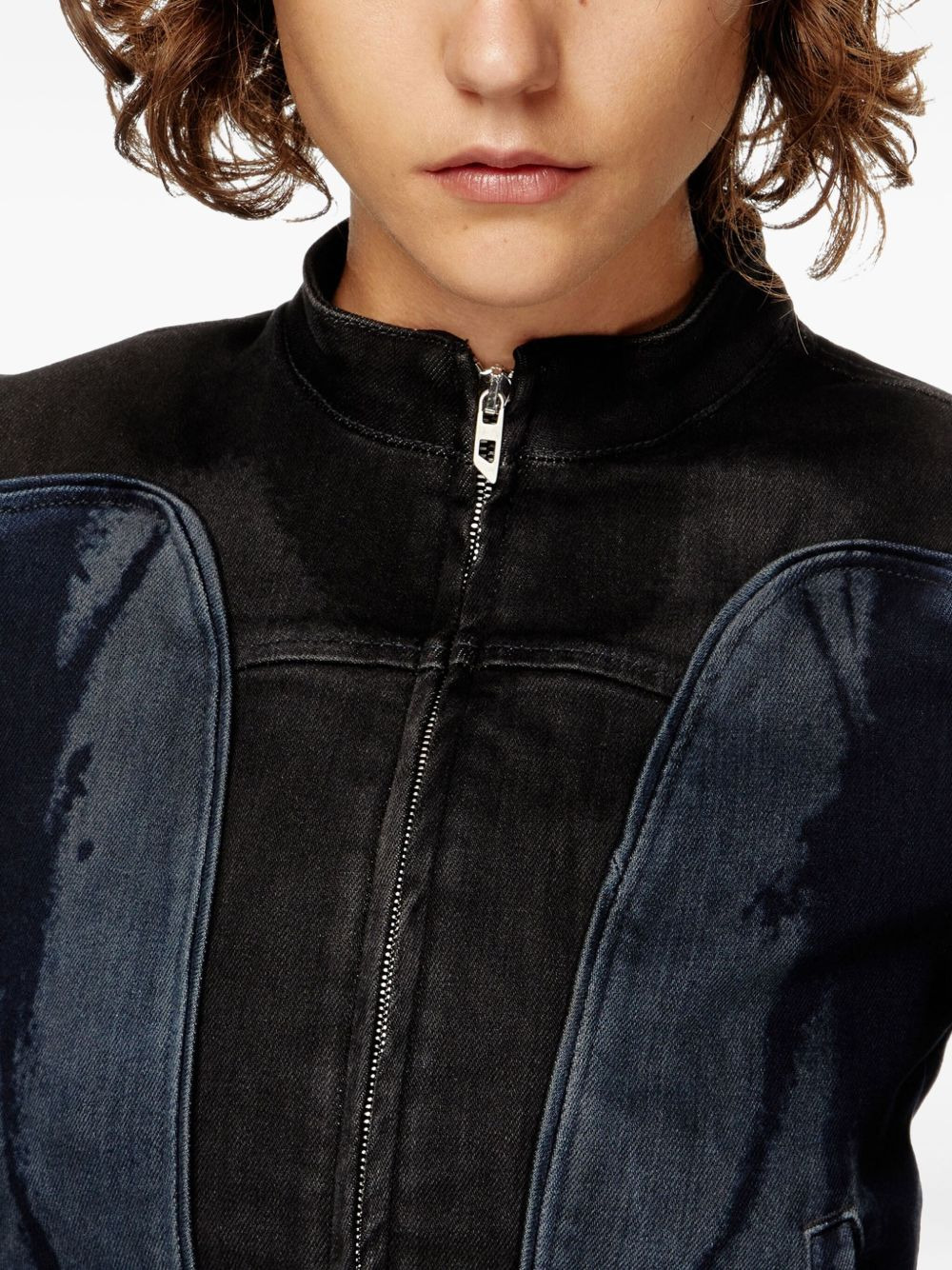 De-Morny-S panelled zip-front jacket - 5