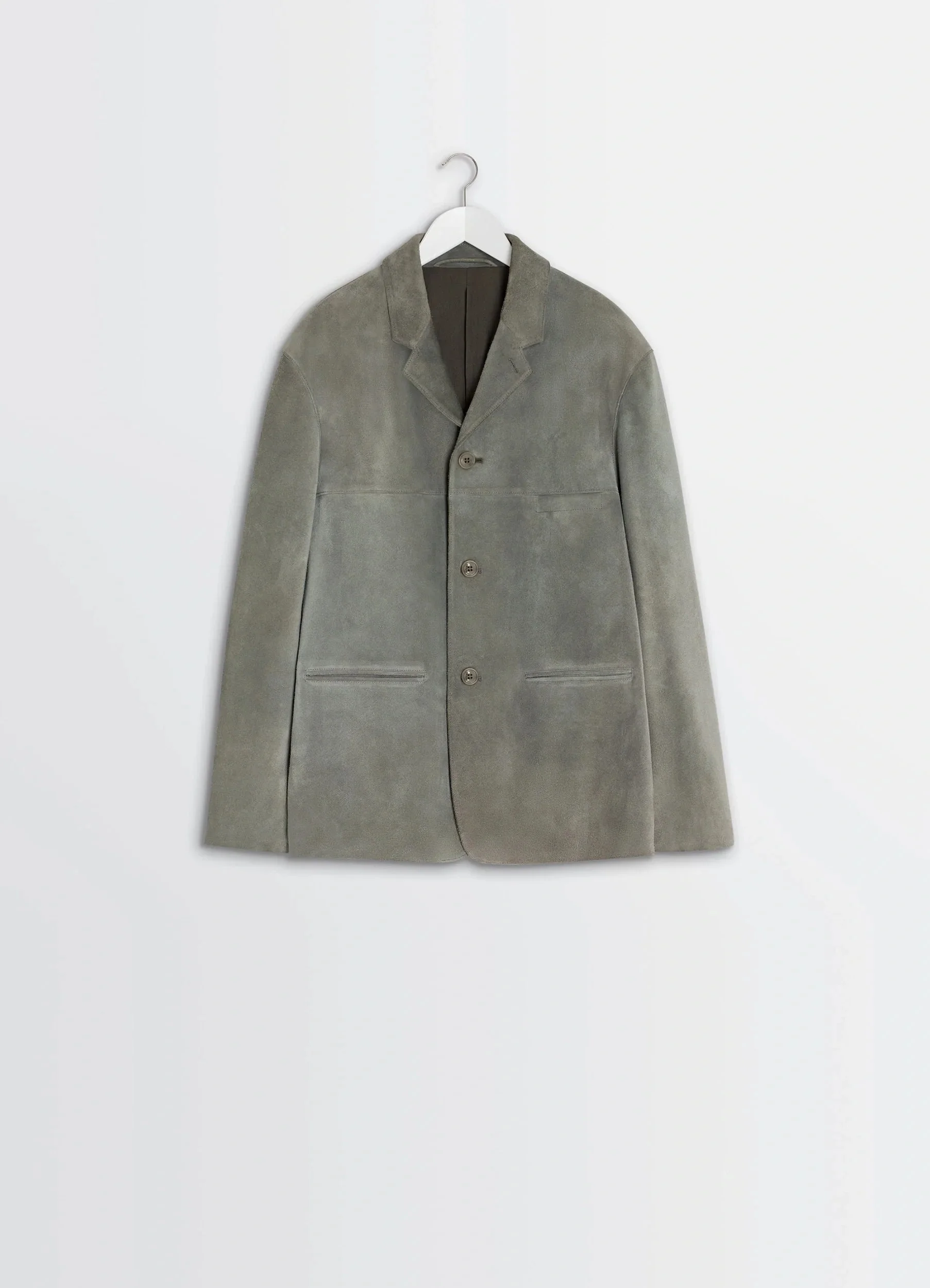 SUEDE SINGLE BREASTED JACKET - 1