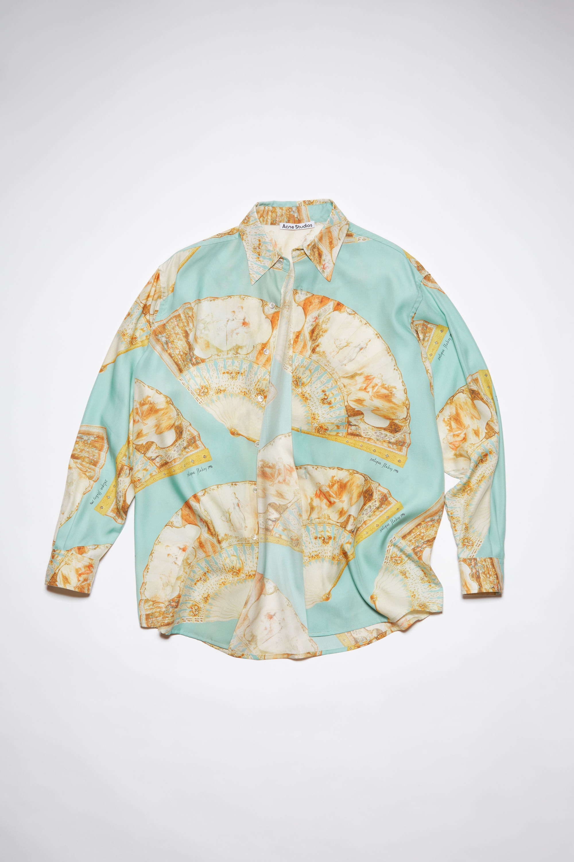 Fan print shirt - Mint green - 6