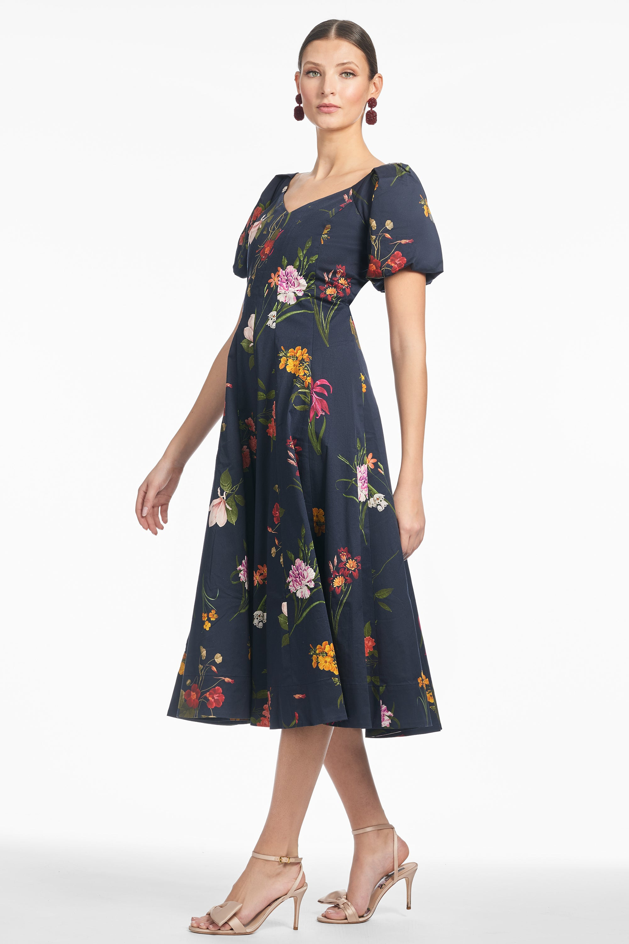 MAGNOLIA DRESS - DARK MIDNIGHT BOUQUET - 2