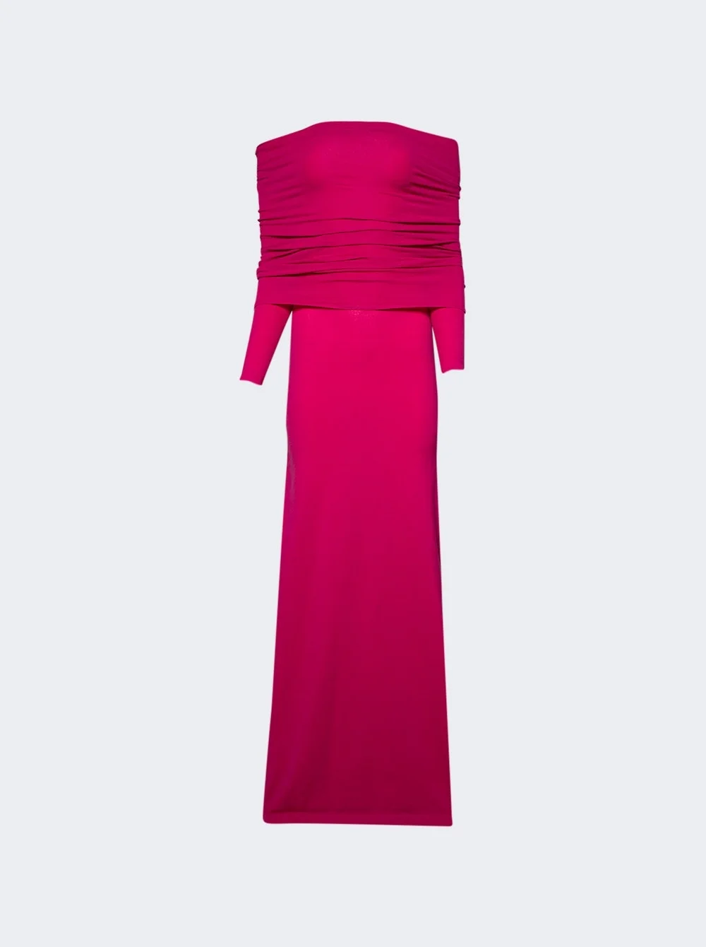 Off- Shoulder Dress Pink - 1