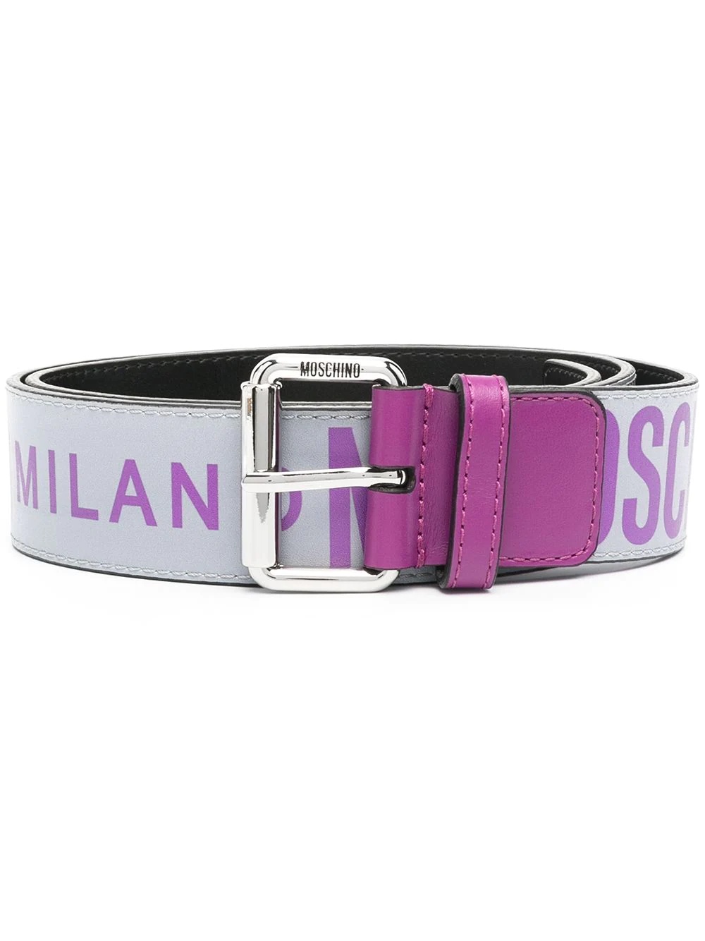 logo-pattern belt - 1