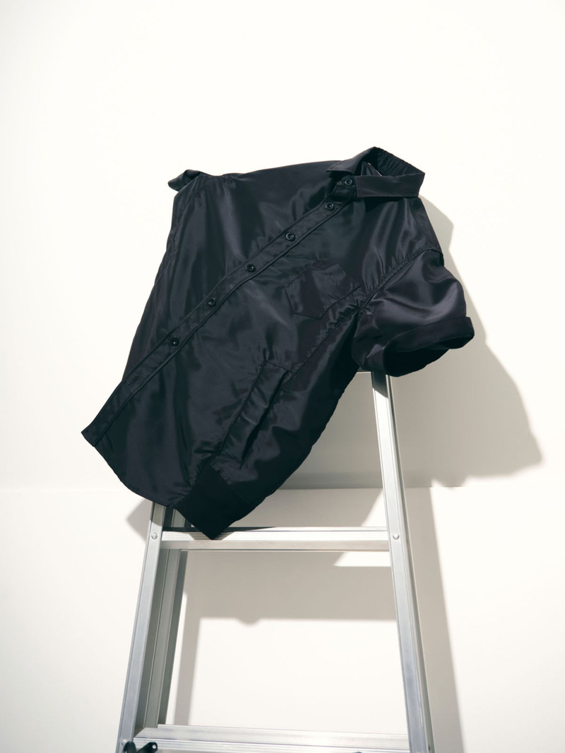 sacai Nylon Twill Shirt outlook