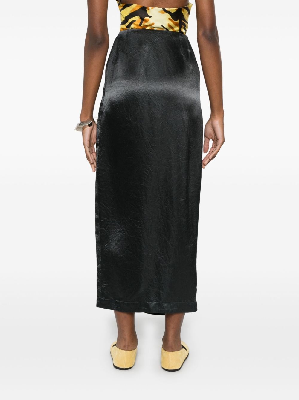 wrap midi skirt - 4