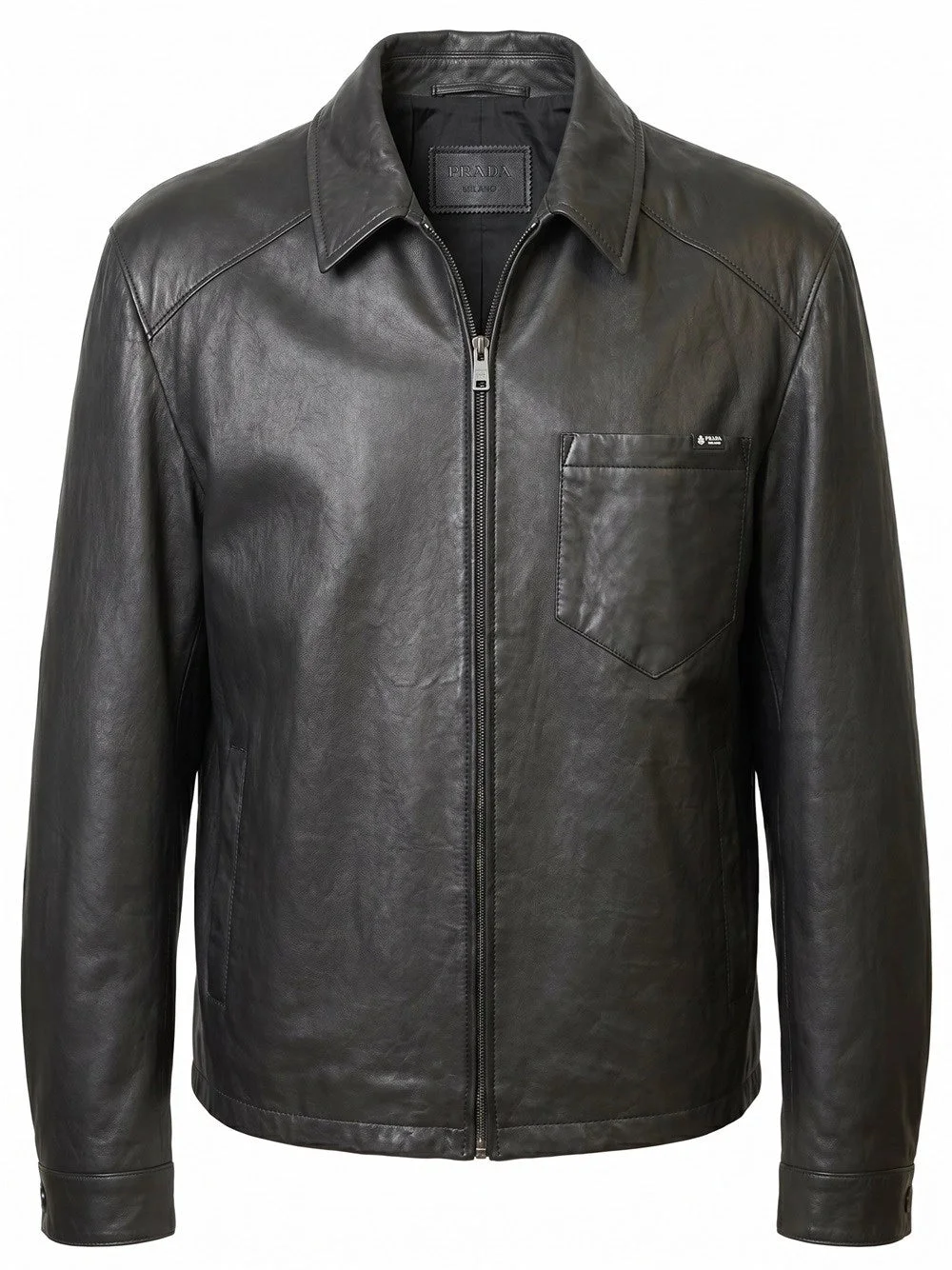 Prada Men Leather Jacket - 1