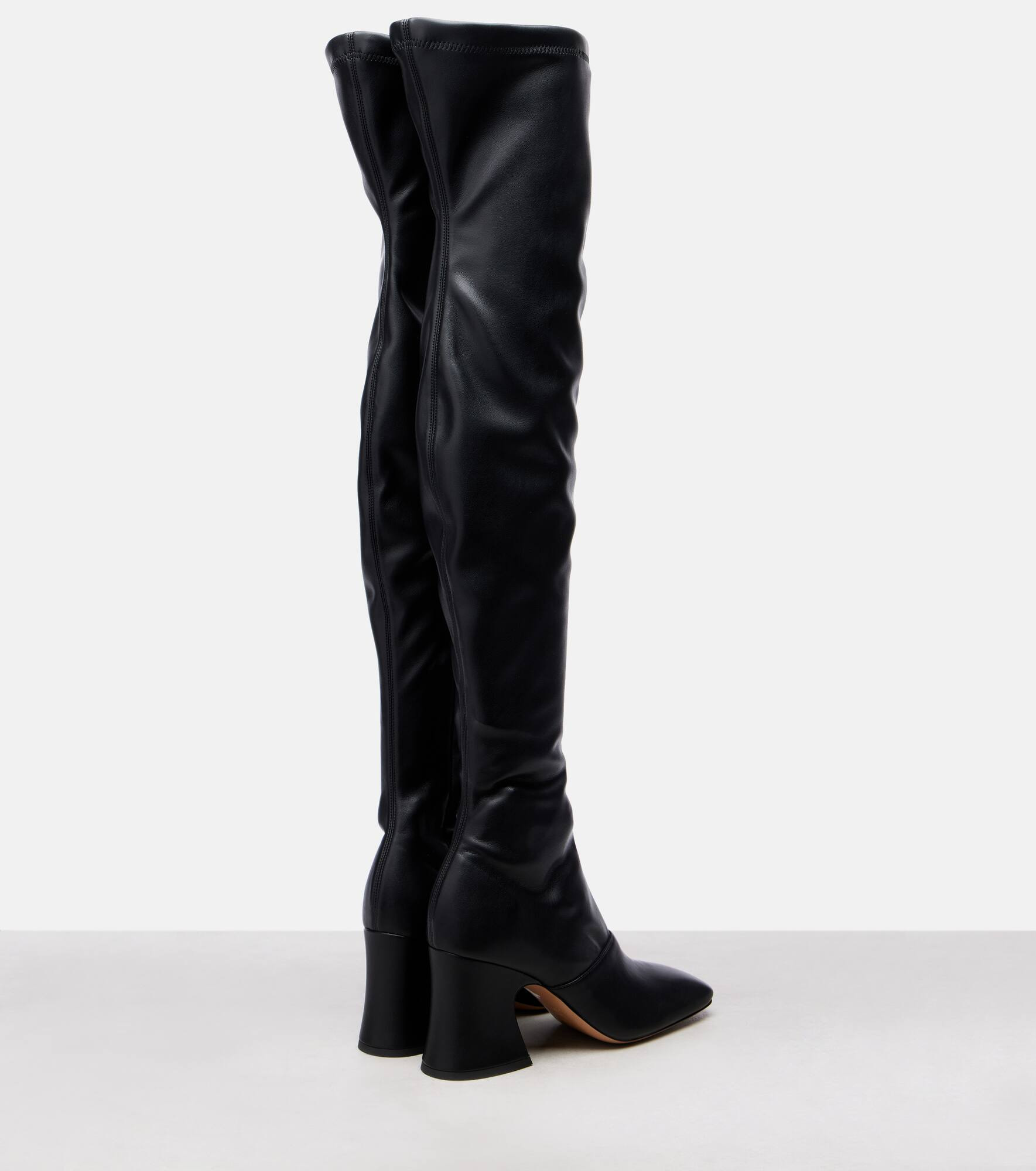 Janis 80 faux leather over-the-knee boots - 2