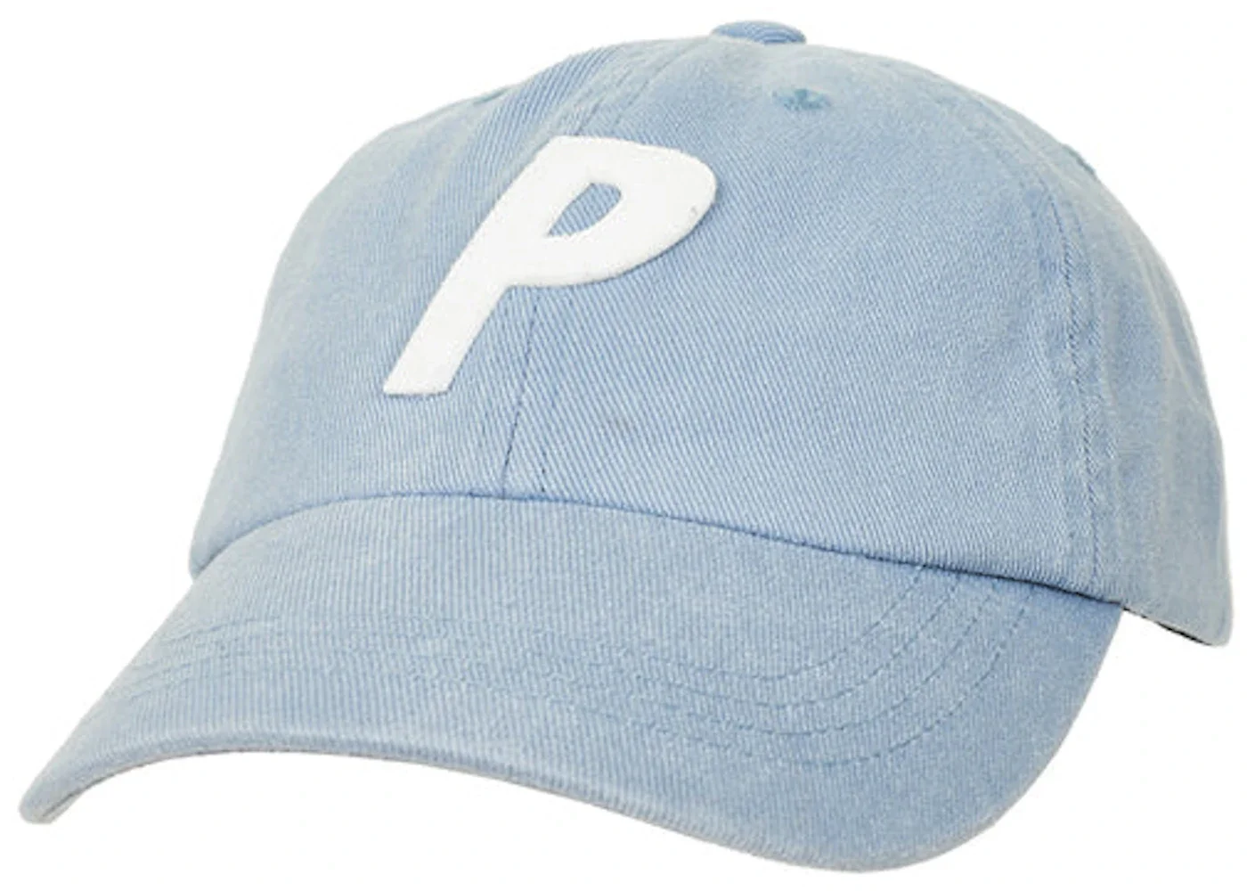 Palace Washed Twill P 6-Panel Light Blue - 1