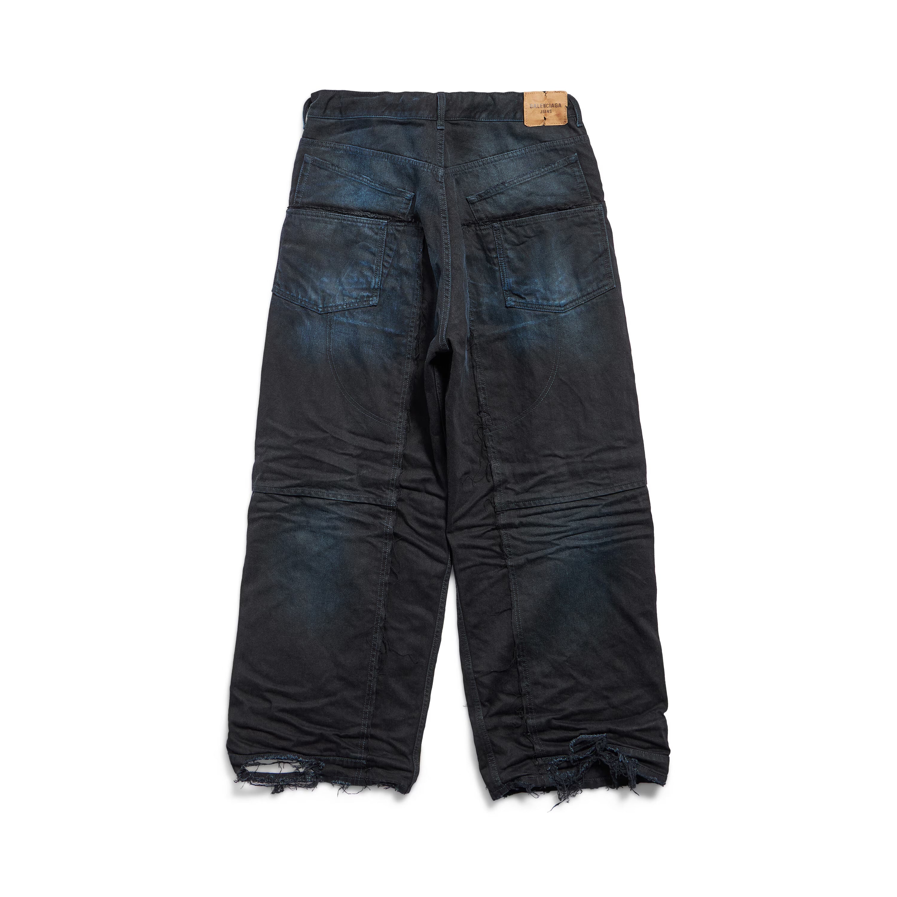 Balenciaga Double Knee Pants 'Dark Blue' 809444TRW587150 - 2