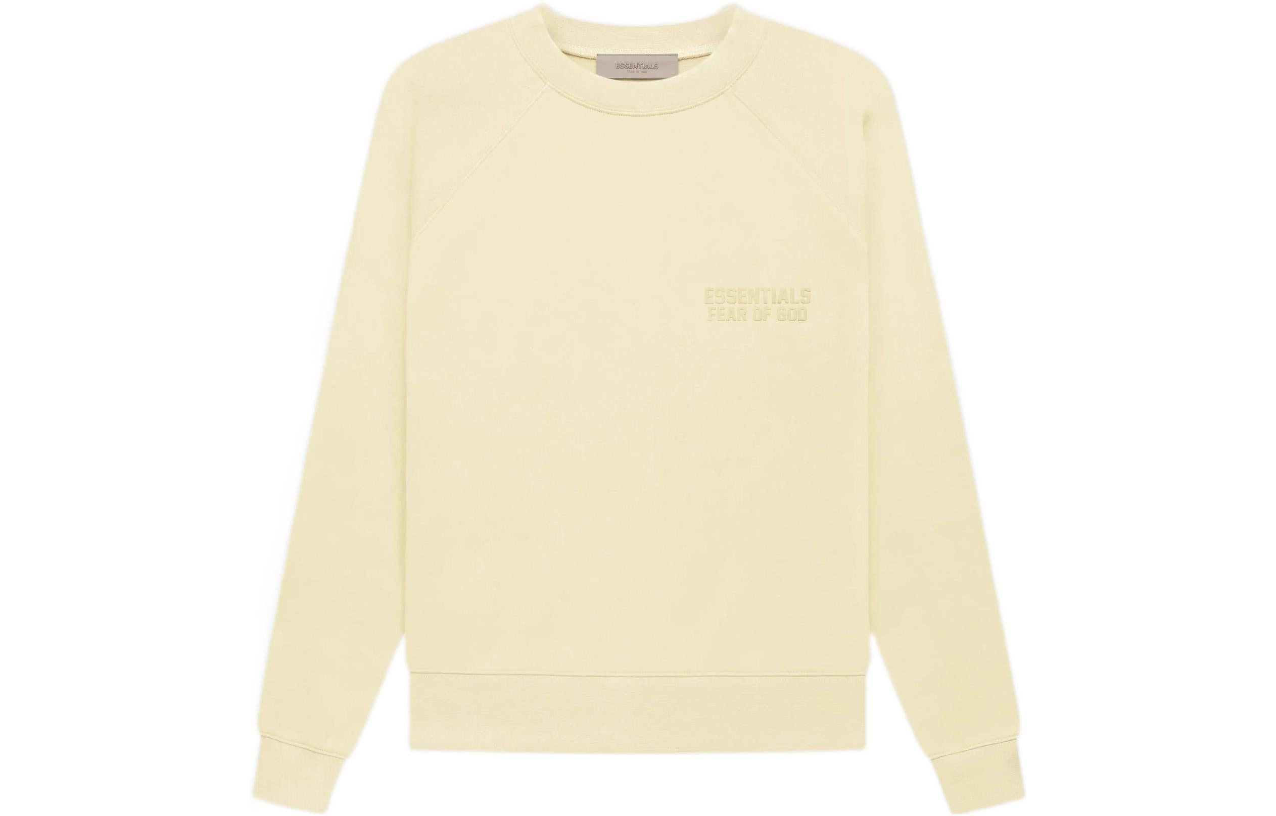 Fear of God Essentials FW22 Essentials Crewneck Canary FOG-FW22-727 - 2