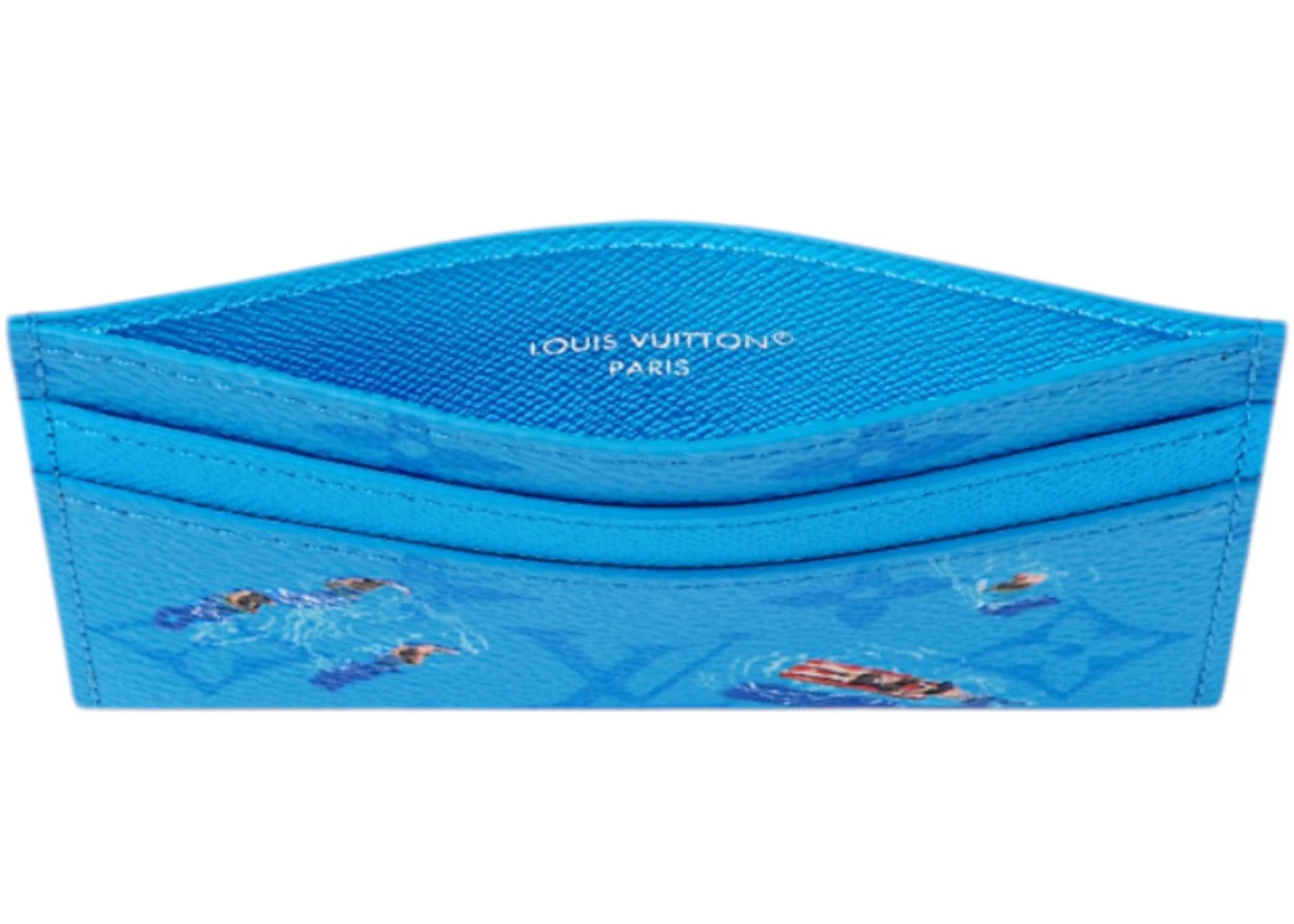 Louis Vuitton Pool Double Card Case Blue Lagoon - 3