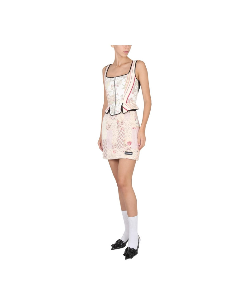 Marine Serre Mini Boutis Skirt outlook