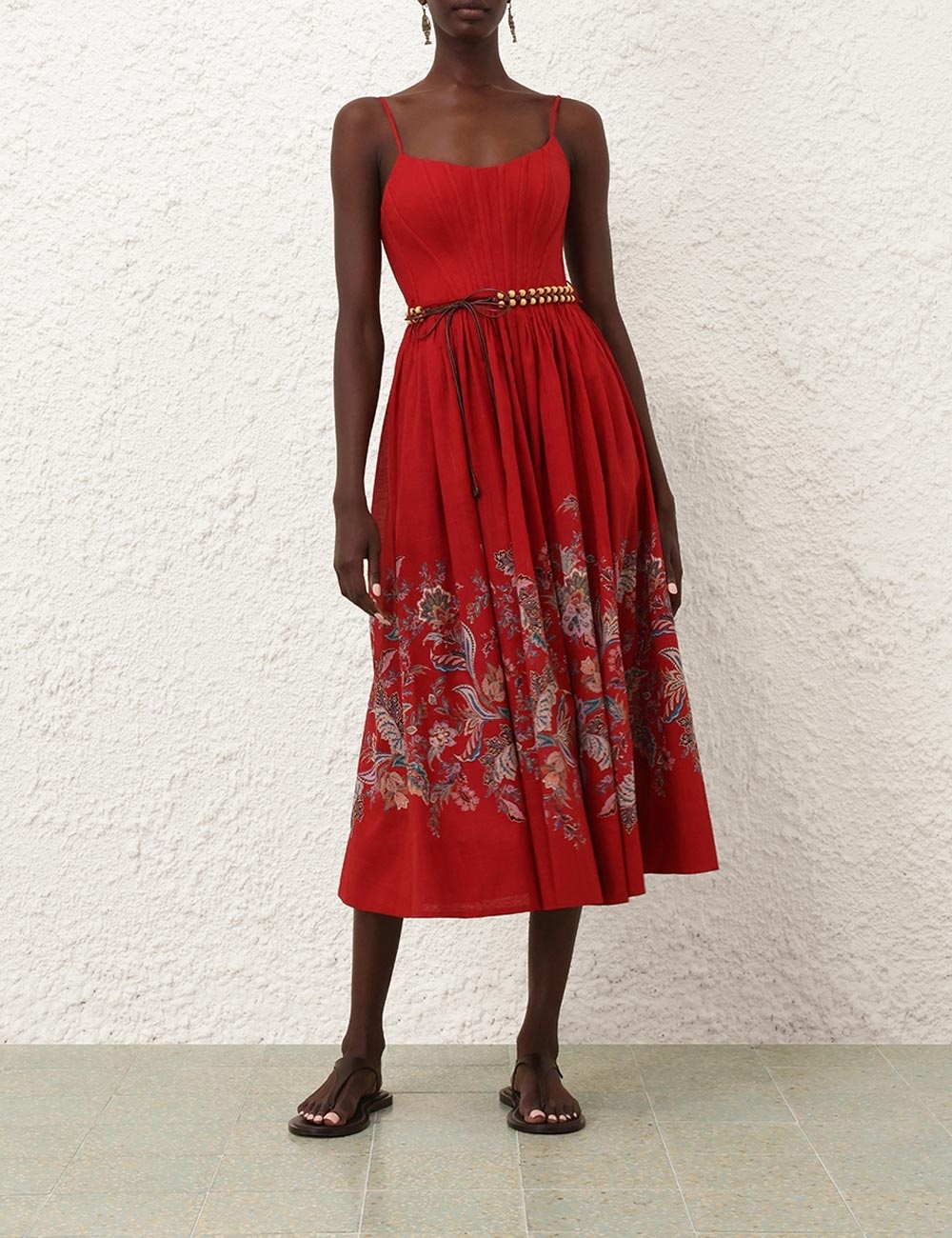 RHIANNON CORSET MIDI DRESS - 2