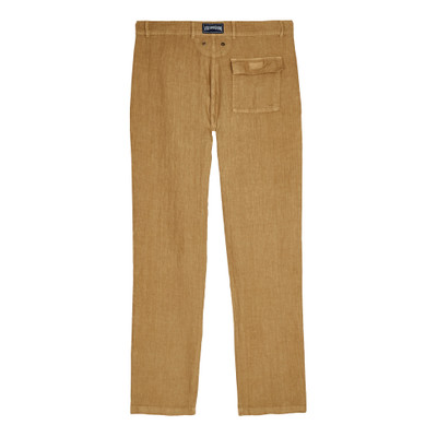 Vilebrequin Men Linen Pants Natural Dye outlook