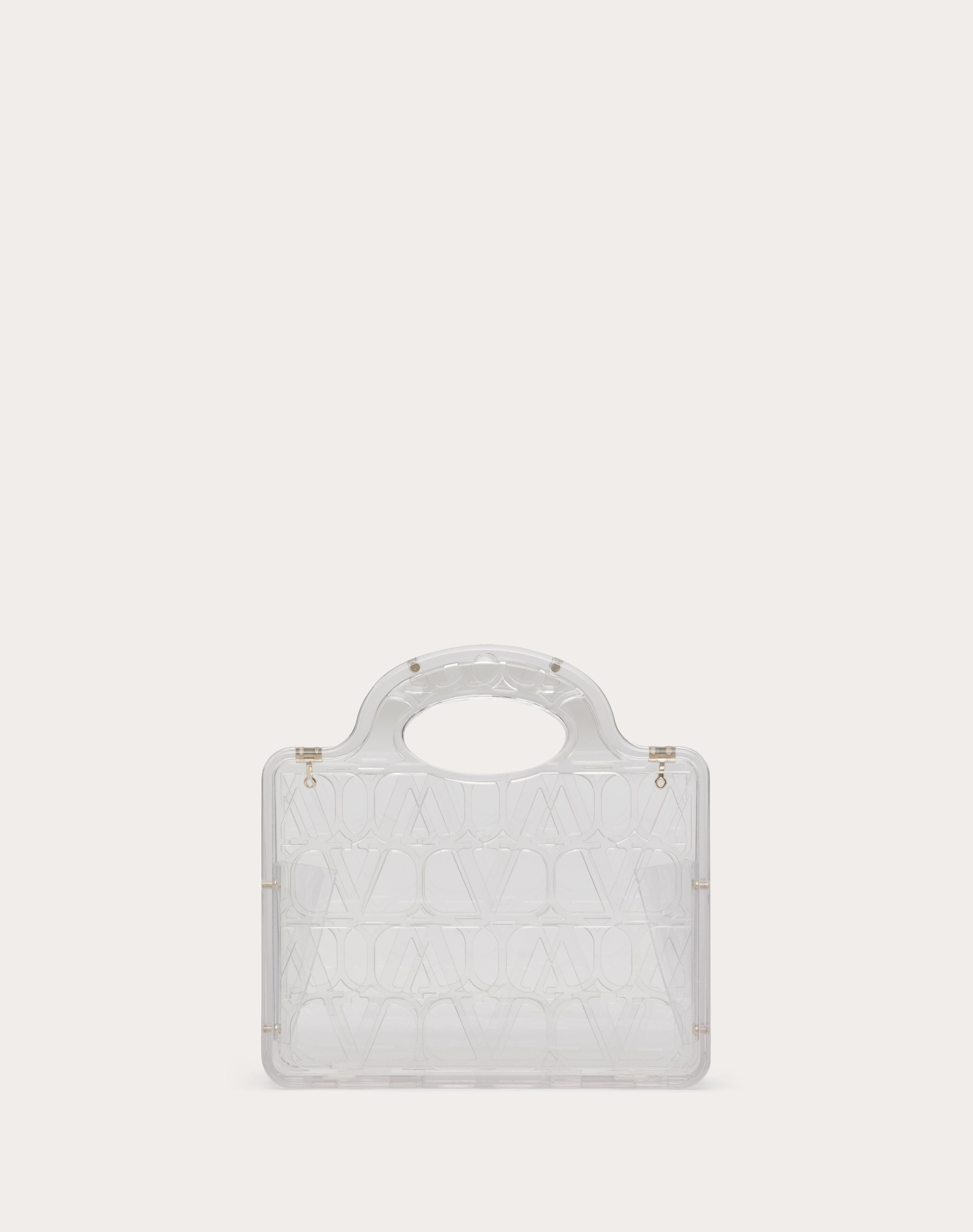 LE TROISEME MINI SHOPPING BAG IN PLEXI TOILE ICONOGRAPHE - 2