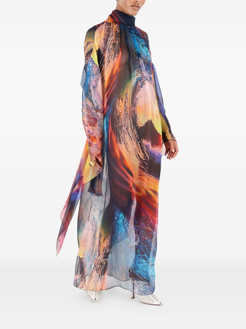 printed dress - 3