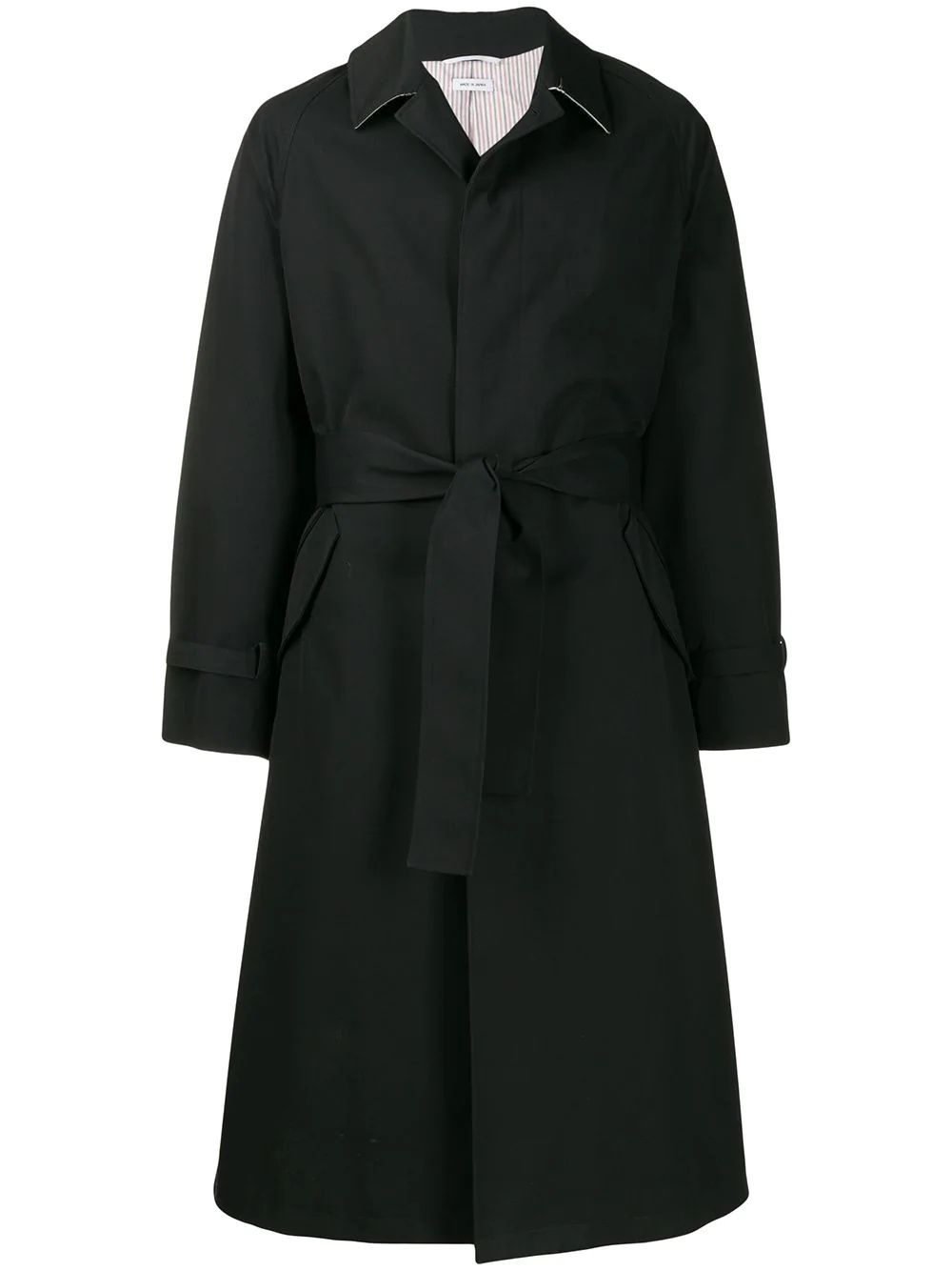 raglan-sleeve car coat - 1