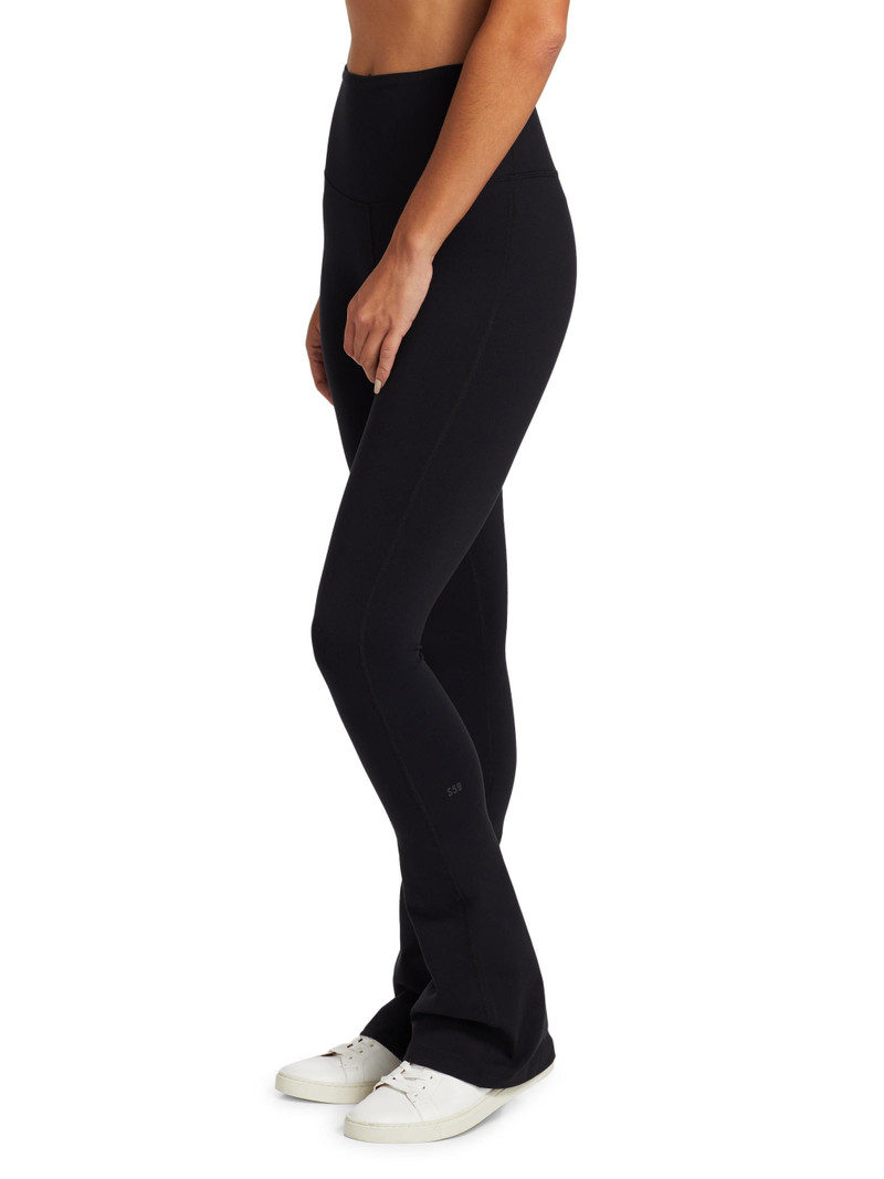Women's Raquel High-Waist Flared Leggings - Black 4