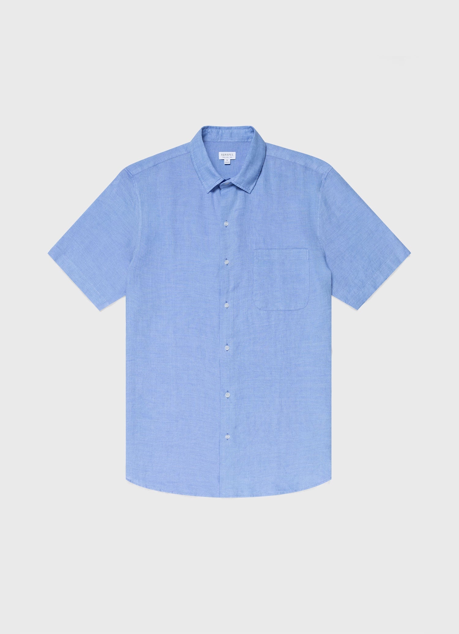 Short Sleeve Linen Shirt - 1