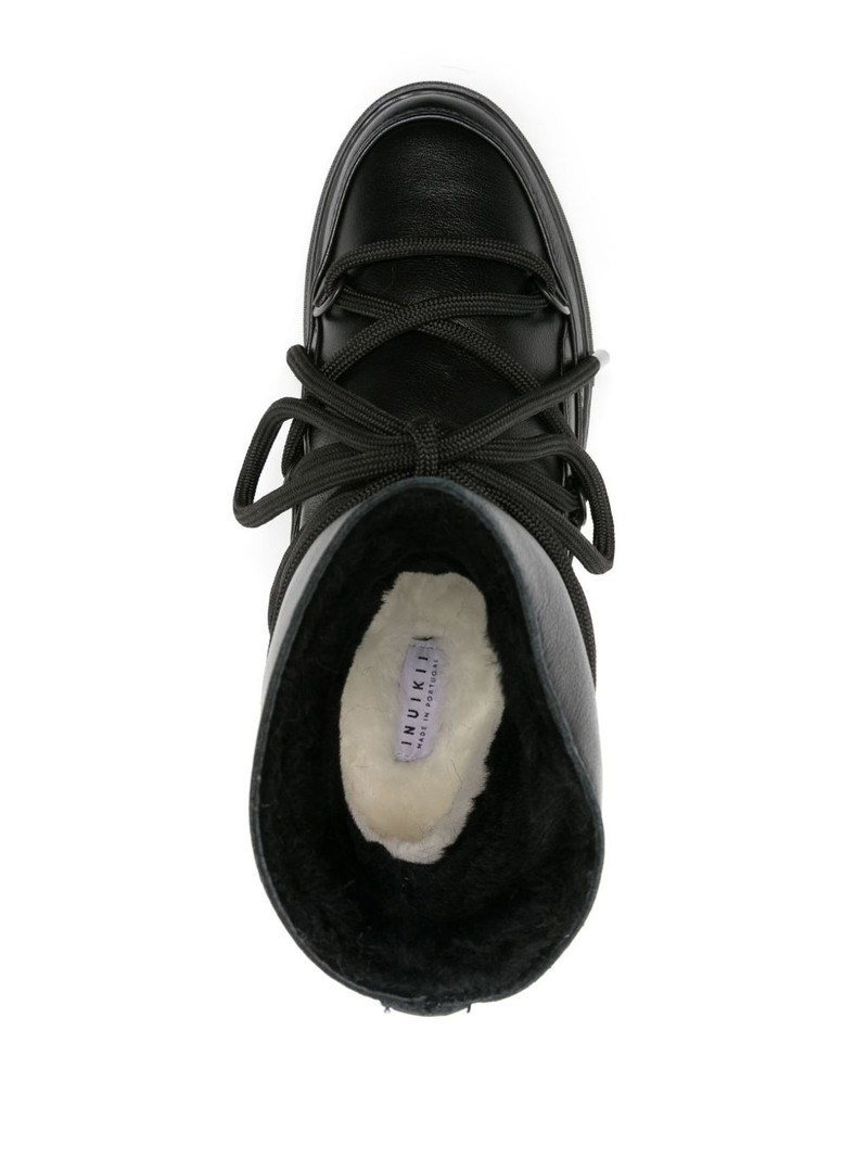 lace-up leather ankle boots 4