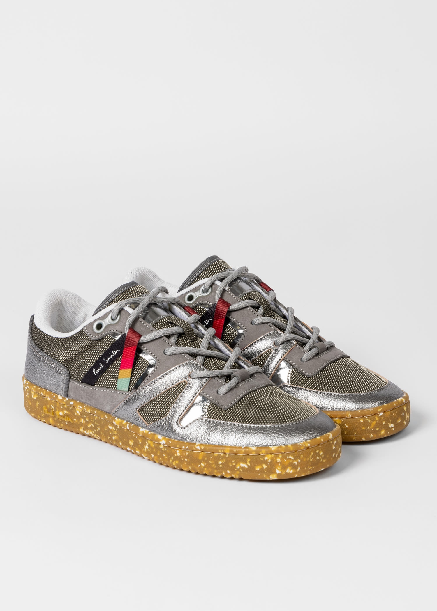 Silver 'Damia' Trainers - 3